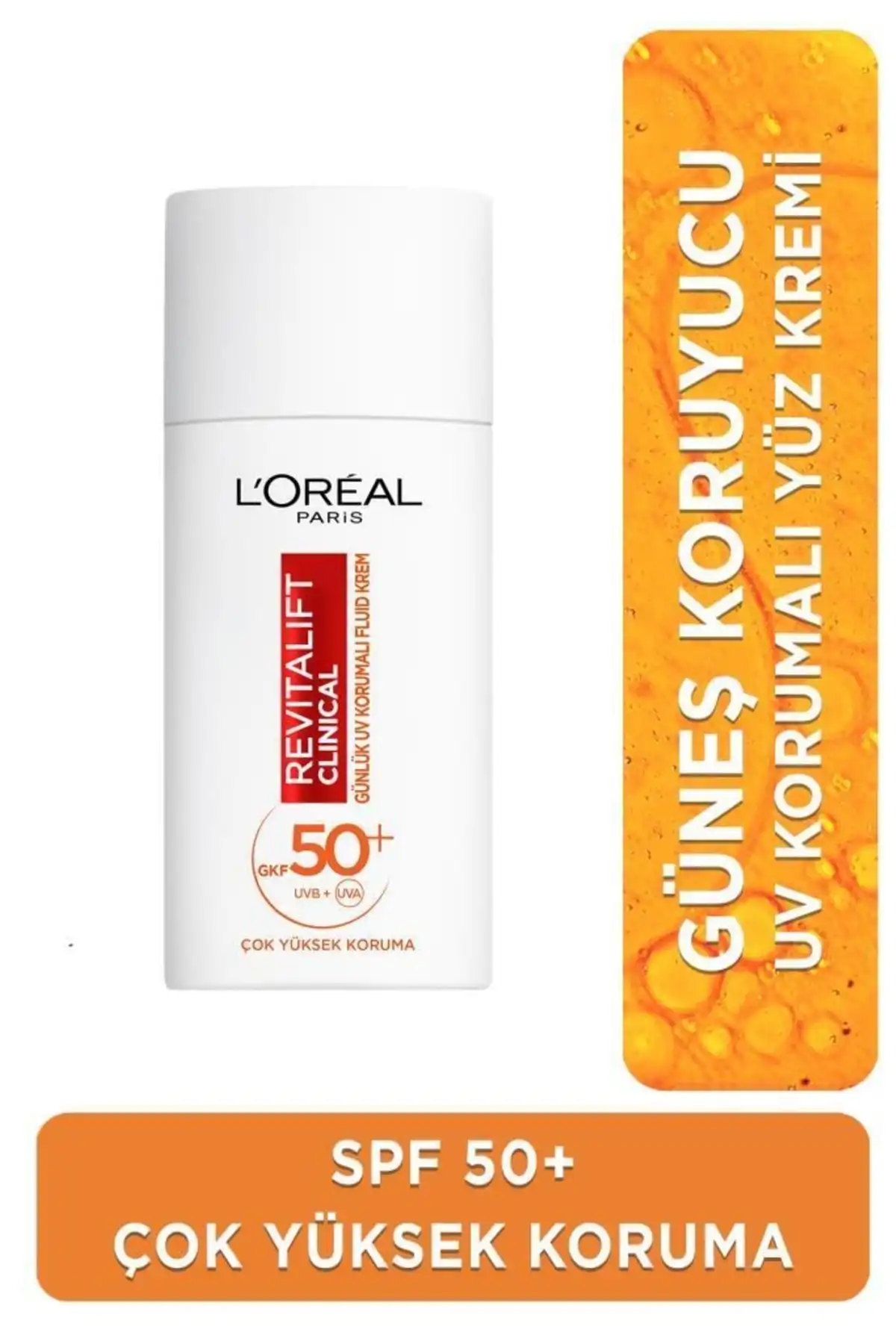 کرم ضد آفتاب صورت Revitalift Clinical Spf 50+ 50ml & تونر لایه بردار اسید گلیکولیک 5% خالص 180 میلی لیتر برند   L'Oreal Paris(لورآل پاریس) به رنگ   در دسته ست مراقبت از پوست