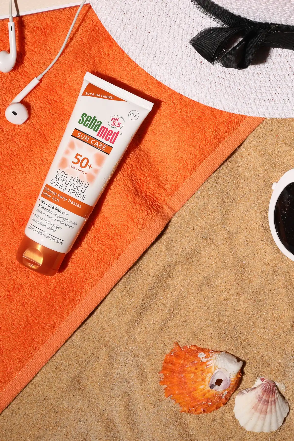 ضد آفتاب سان کر 50 75 میلی لیتر برند   Sebamed(سبامد) به رنگ   در دسته ضد آفتاب