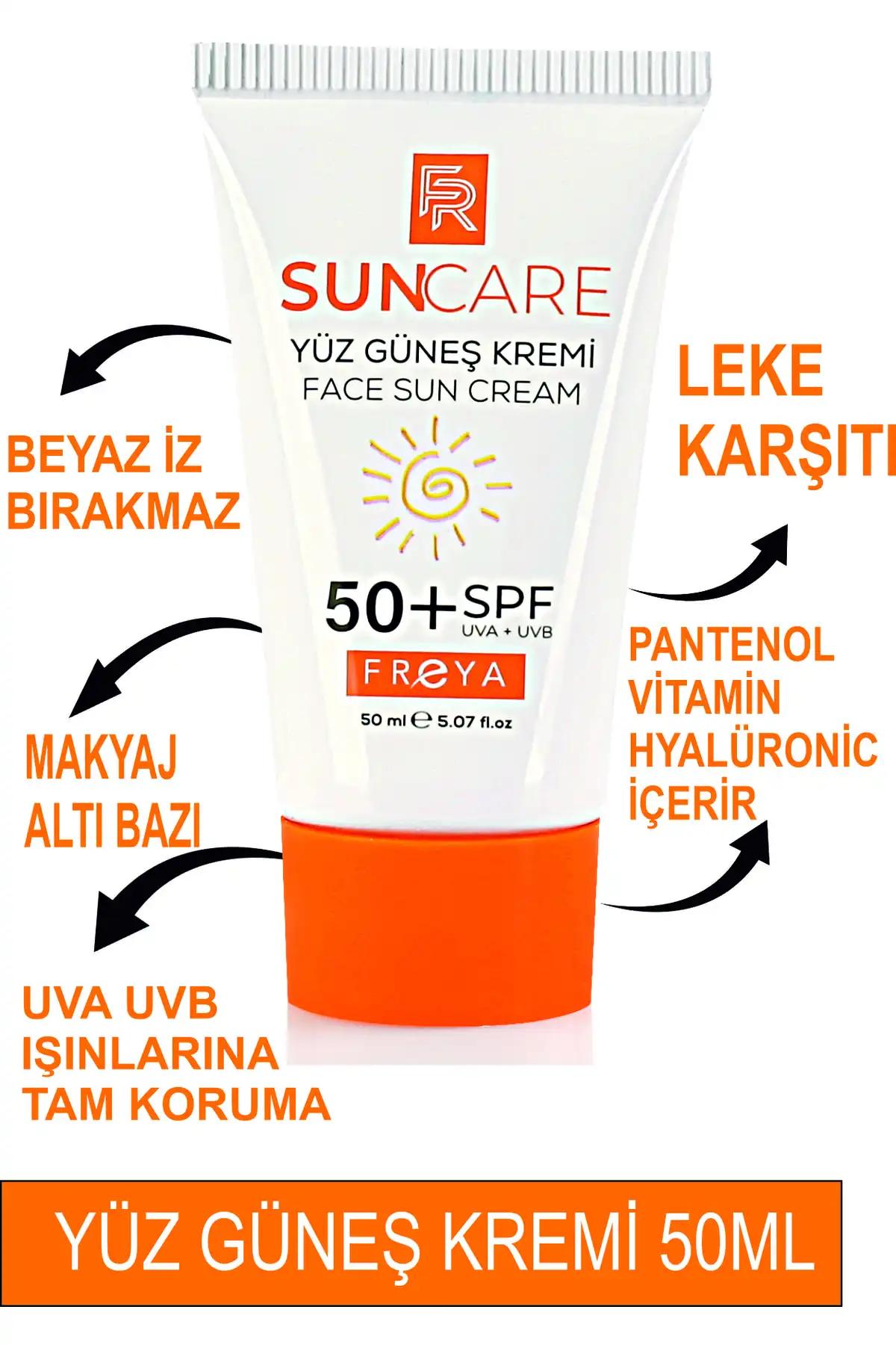 Face Sun Care Face Sun Cream 50ml - Face Sun Cream 50 Spf, 50ml برند   به رنگ   در دسته ضد آفتاب