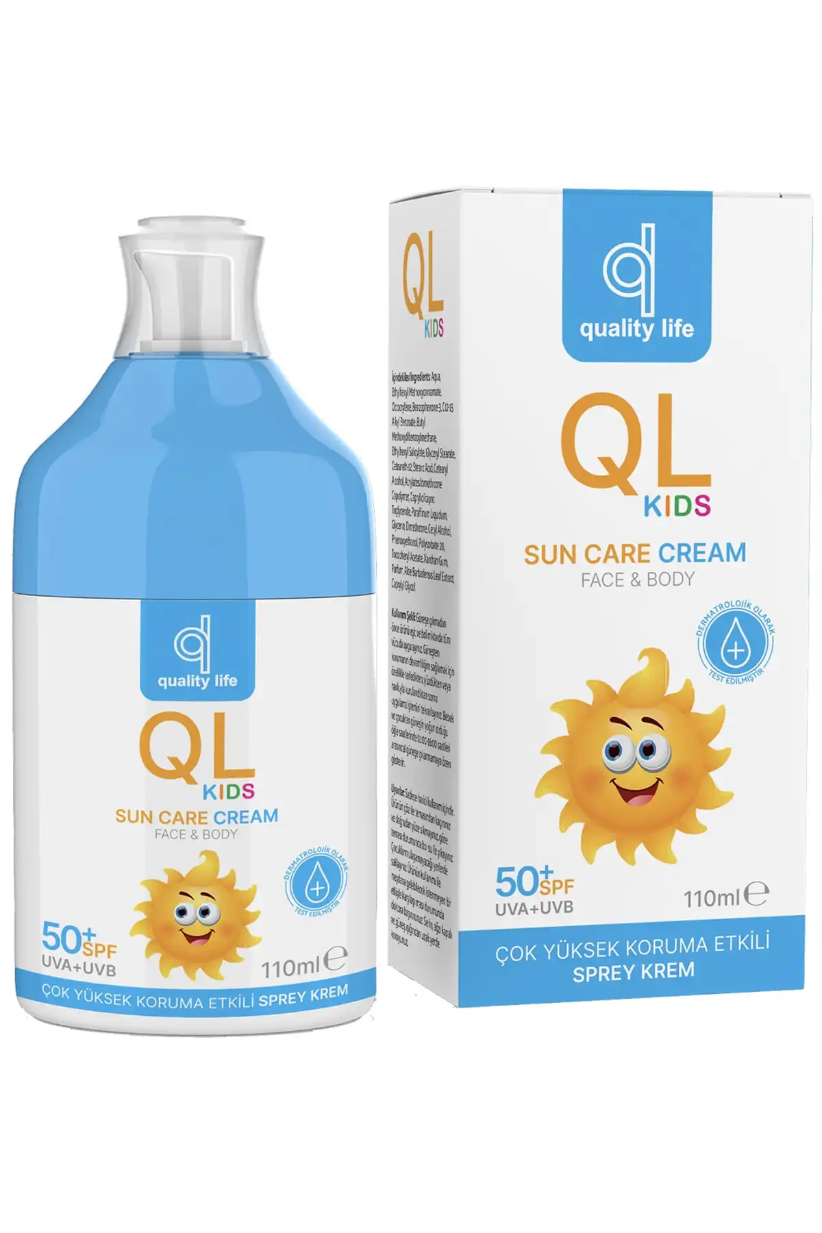 ست ضد آفتاب Ql 50 Factor (ضد آفتاب، ضد آفتاب کودک، روغن برنزه کننده) 3 ضد آفتاب برند   به رنگ   در دسته ضد آفتاب