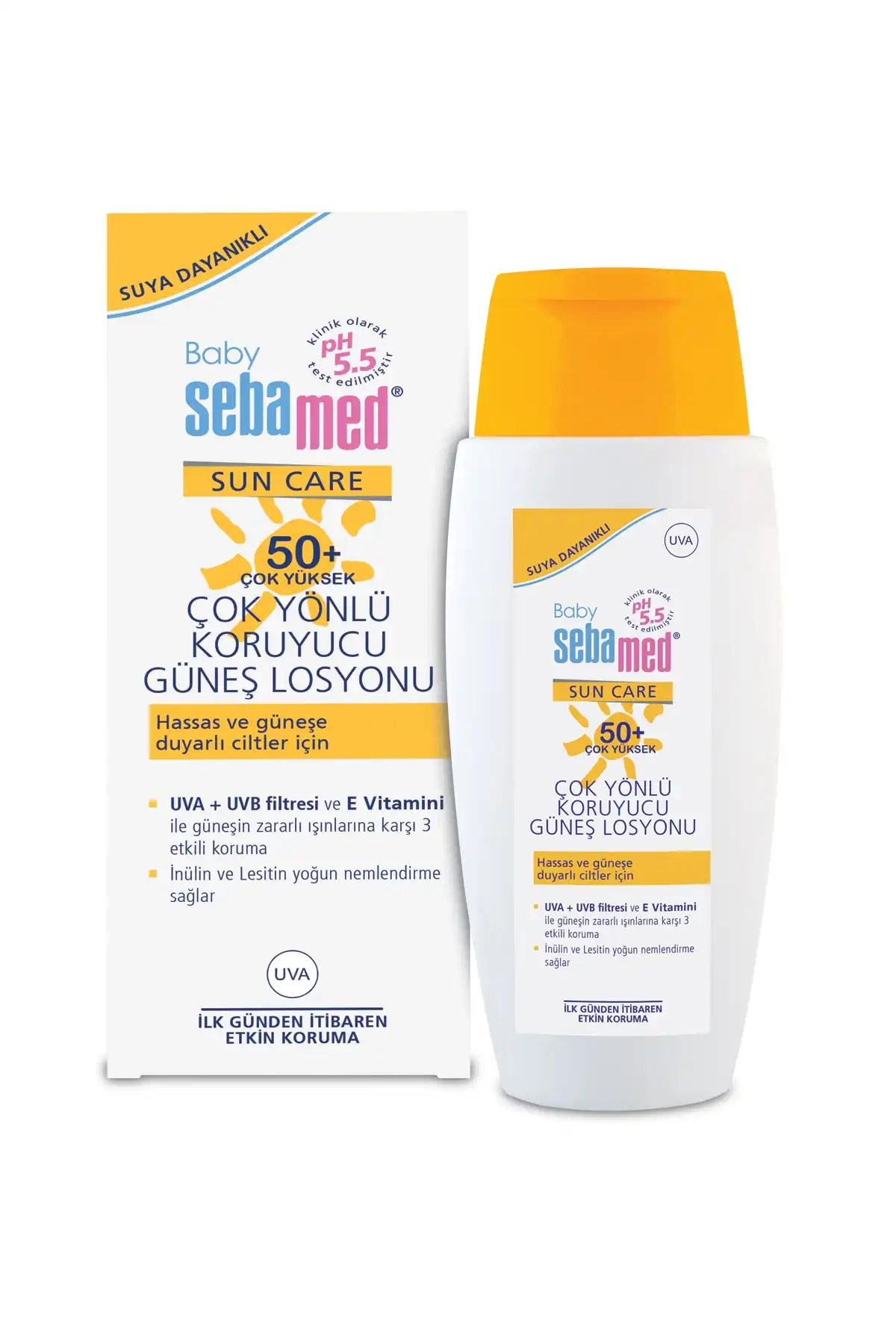 Sun Bebe 50+ Sun Lotion 150 ml برند   Sebamed(سبامد) به رنگ   در دسته ضد آفتاب