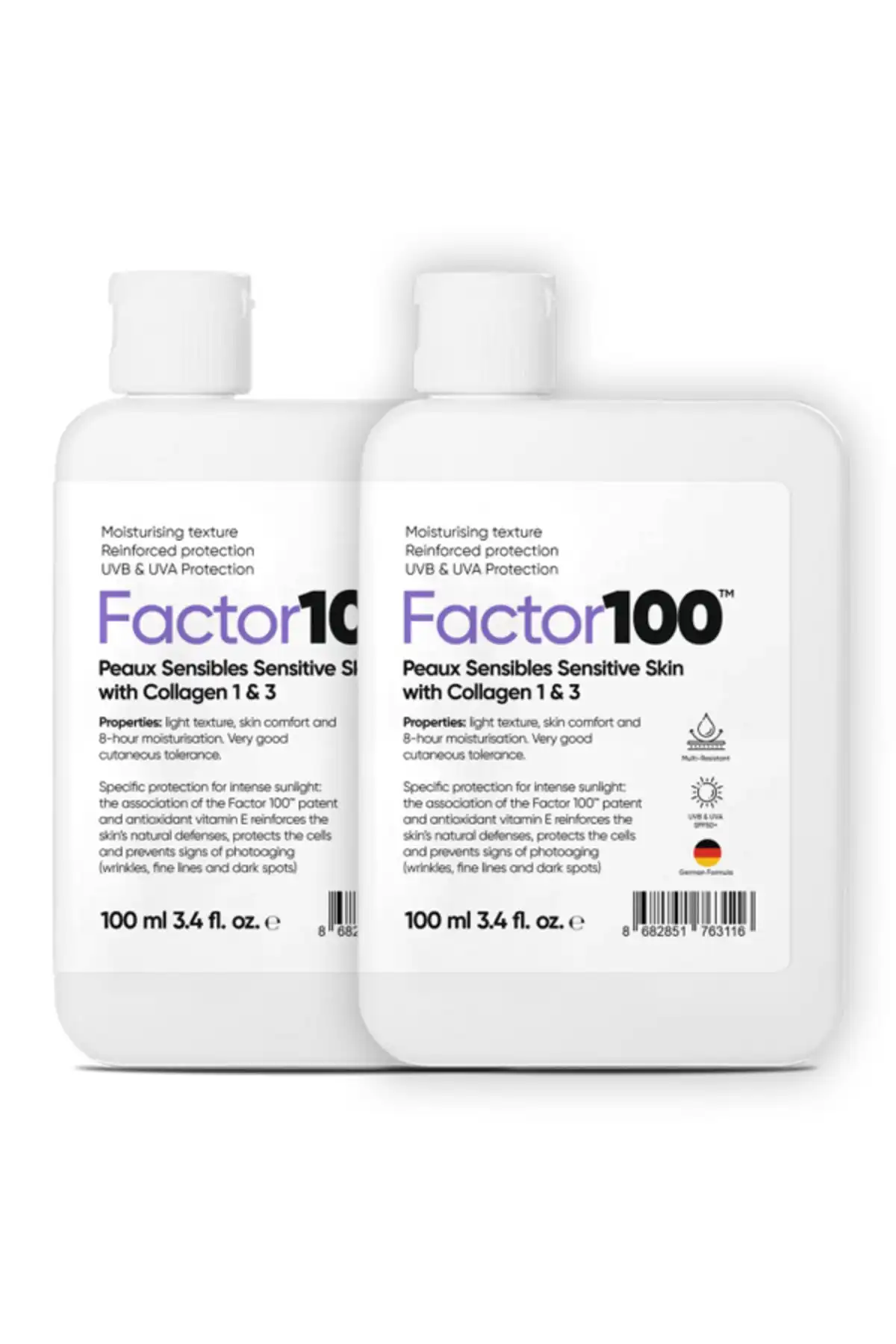 ضد آفتاب بسته 2 عددی برند   FACTOR100(FACTOR100) به رنگ   در دسته ضد آفتاب