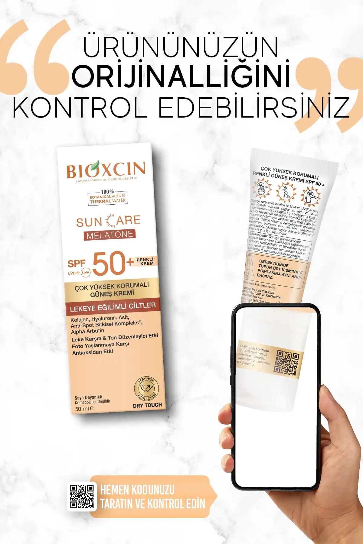 کرم ضد آفتاب رنگی با محافظت بسیار بالا برای پوست های مستعد لک با 50 Spf - Blemish Tinted برند   Bioxcin(بیوکسین) به رنگ   در دسته ضد آفتاب
