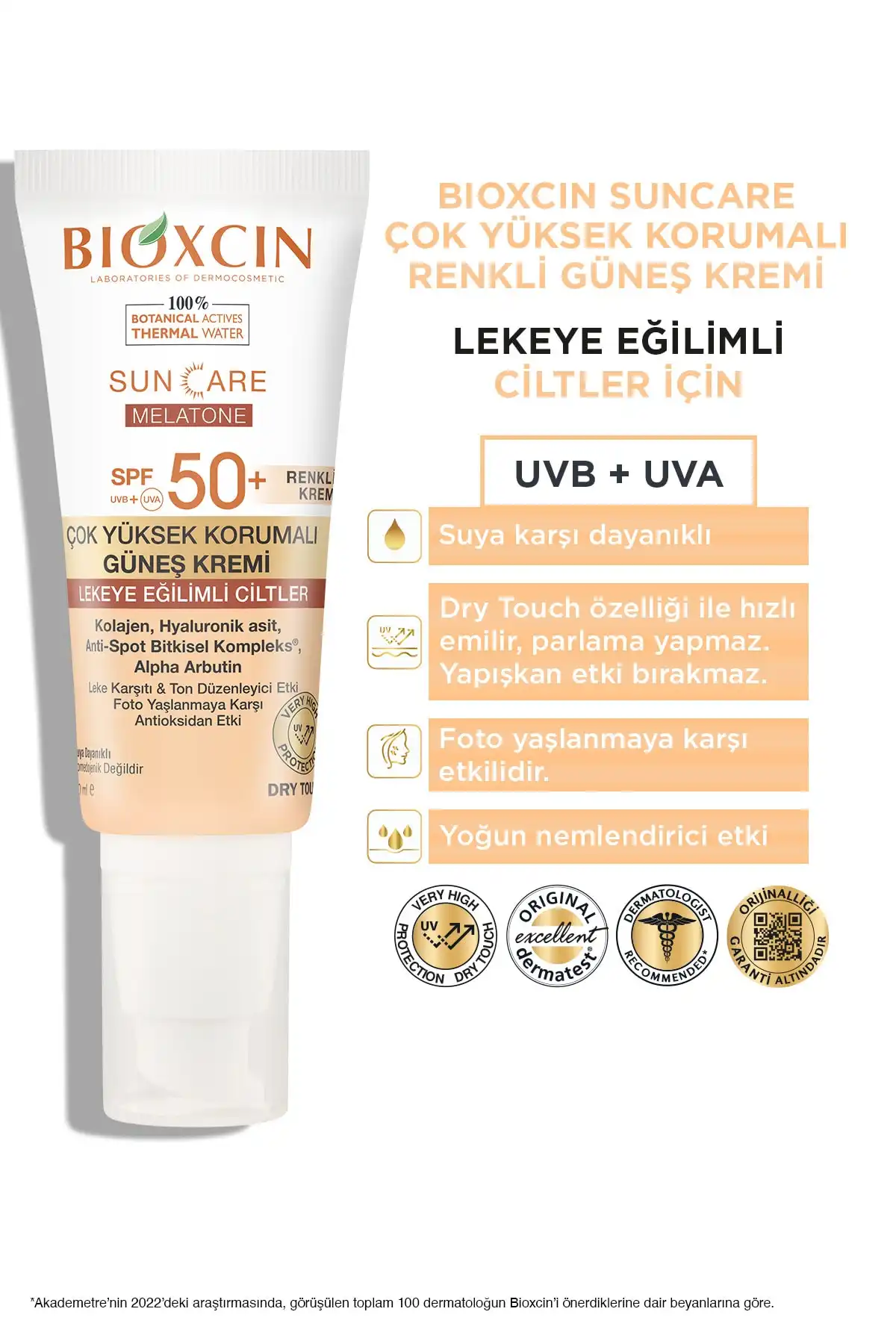 کرم ضد آفتاب رنگی با محافظت بسیار بالا برای پوست های مستعد لک با 50 Spf - Blemish Tinted برند   Bioxcin(بیوکسین) به رنگ   در دسته ضد آفتاب