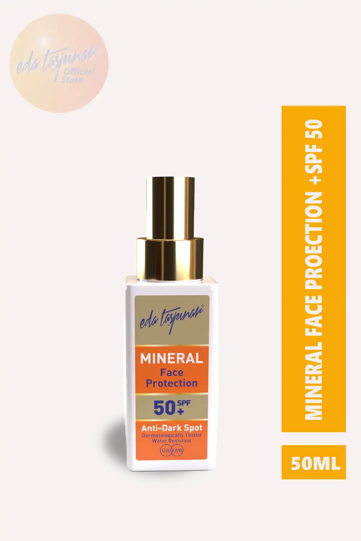 کرم ضدآفتاب مرطوب کننده صورت ضد لک Spf50+ با محافظت بالا - 50 میلی لیتر (egx94) برند   Eda Taşpınar(ادا تاسپینار) به رنگ   در دسته ضد آفتاب