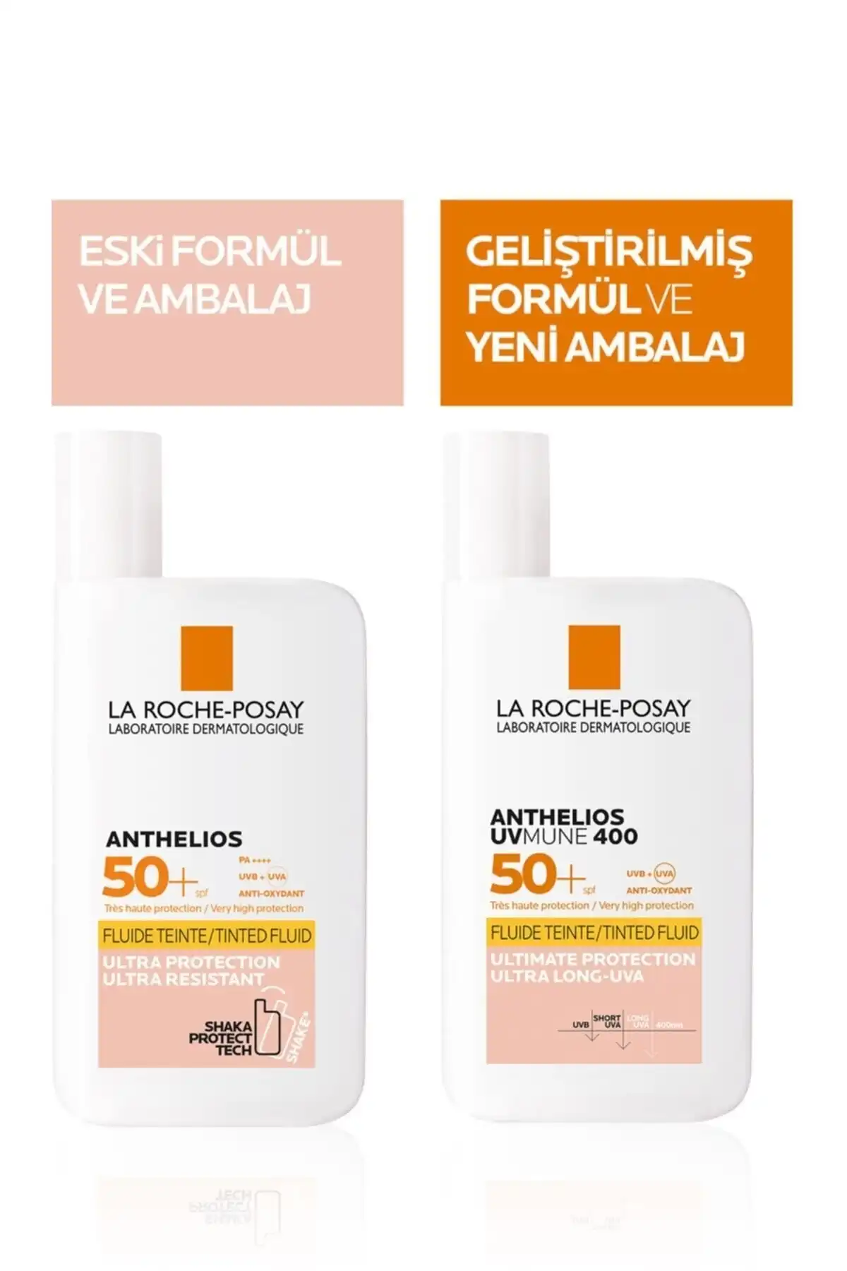 ضد آفتاب رنگی صورت Anthelios Uvmune Fluid SPF+50 با محافظت بالا برای همه پوست ها برند   La Roche Posay(لاروش پوسای) به رنگ   در دسته ضد آفتاب