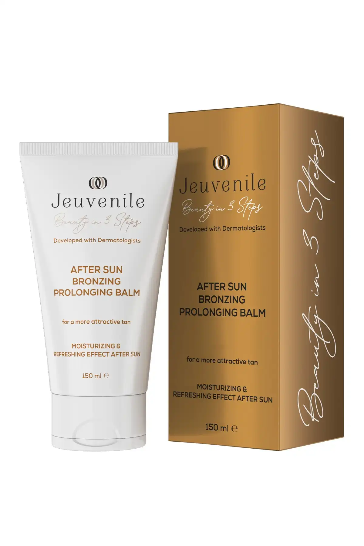 بالم بدن پس از آفتاب برنزه 150 میلی لیتر برند   Jeuvenile(جوون) به رنگ   در دسته ضد آفتاب