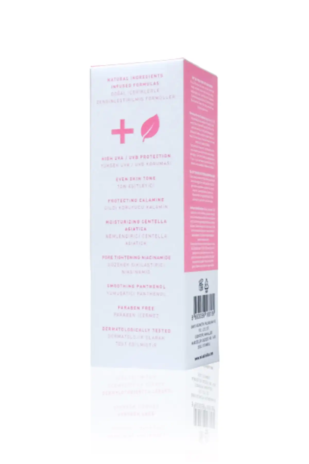 ضد آفتاب Spf 50 Pink Tone Up Tone-Equalizing Pink Face Spf برند   mia klinika(کلینیک میا) به رنگ   در دسته ضد آفتاب