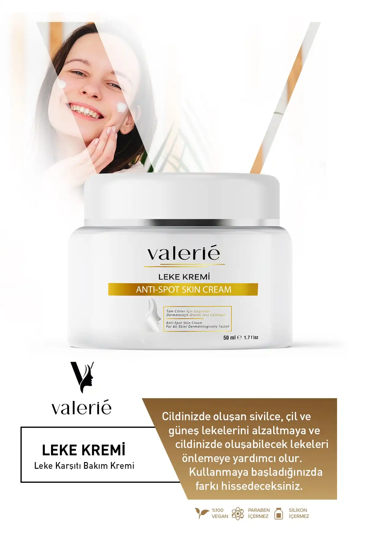 کرم ضد آفتاب صورت و بدن تابستان و زمستان 125 میلی لیتر + کرم یکسان کننده لک پوست 50 میلی لیتر برند   Valerie(والری) به رنگ   در دسته ضد آفتاب