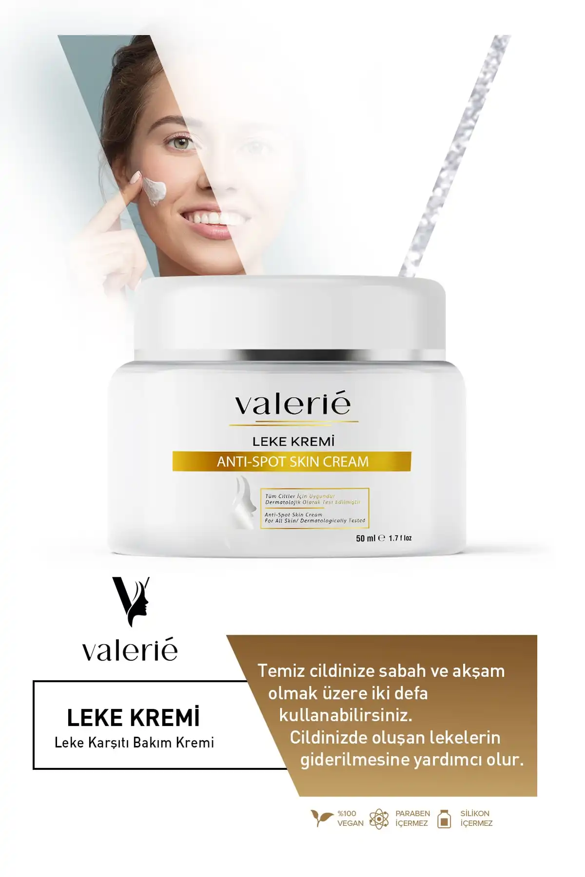 کرم ضد آفتاب صورت و بدن تابستان و زمستان 125 میلی لیتر + کرم یکسان کننده لک پوست 50 میلی لیتر برند   Valerie(والری) به رنگ   در دسته ضد آفتاب