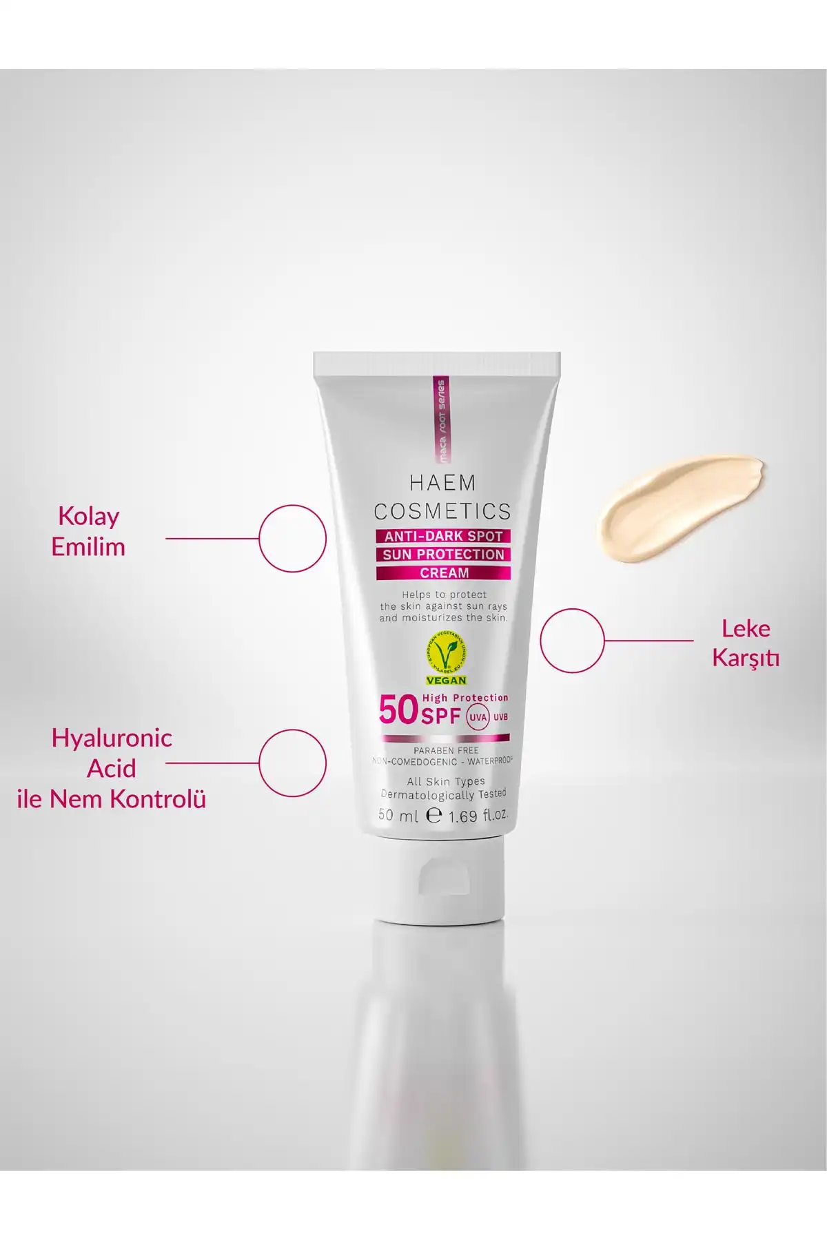 ضدآفتاب با فرمول ویژه ضد لک و محافظت بالا حاوی عصاره ماکا برند   به رنگ   در دسته ضد آفتاب