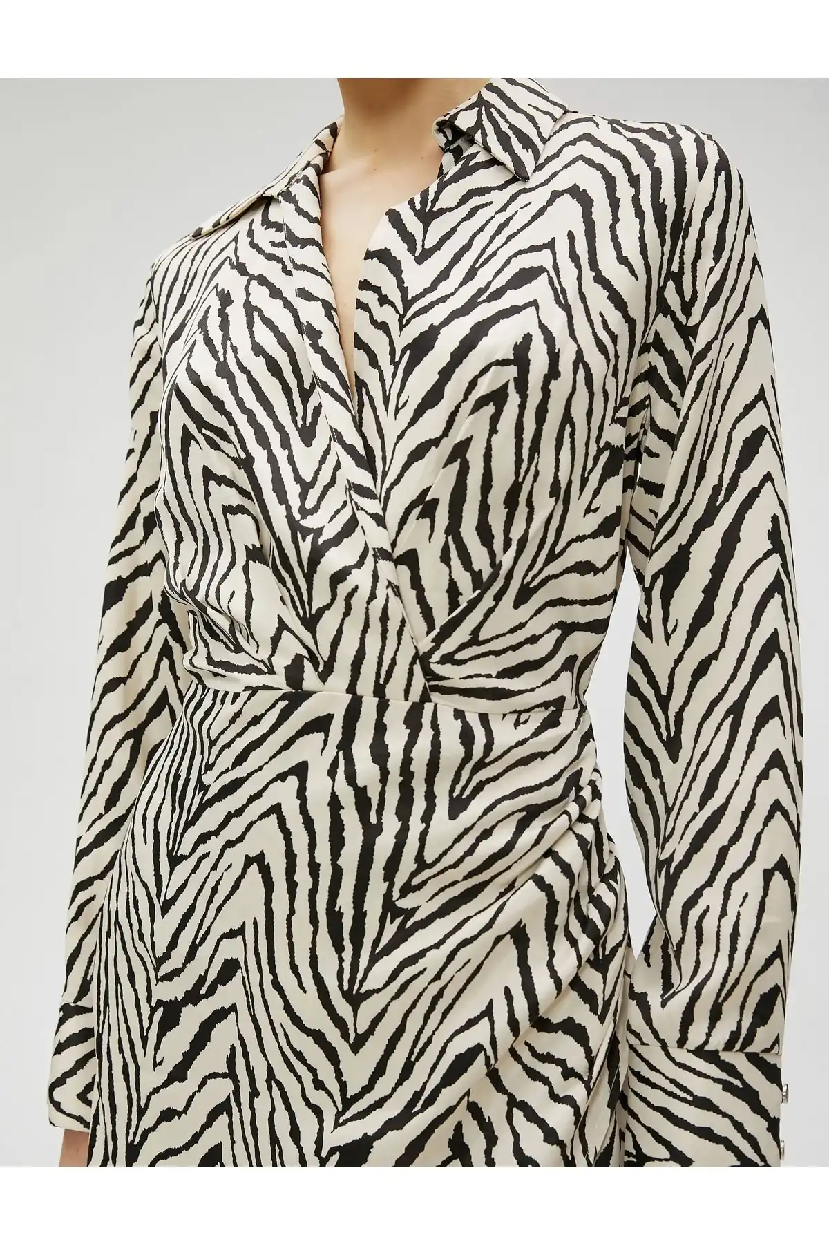 لباس زنانه 3sak80045uw طرح دار سفید برند   Koton (کوتون) به رنگ  سفید در دسته  لباس مجلسی و شومیز