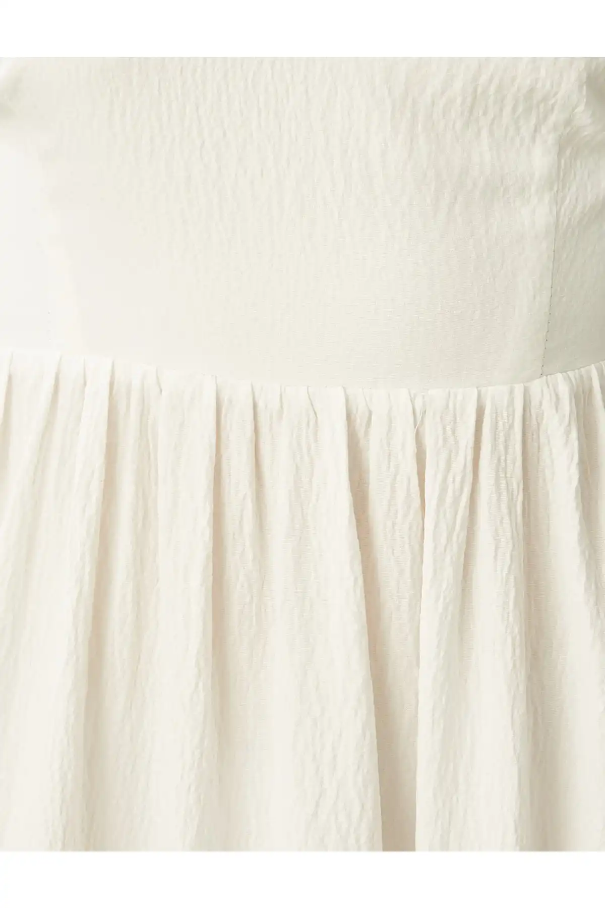 بند لباس میدی یقه مربعی برند   Koton (کوتون) به رنگ  سفید در دسته  لباس مجلسی و شومیز