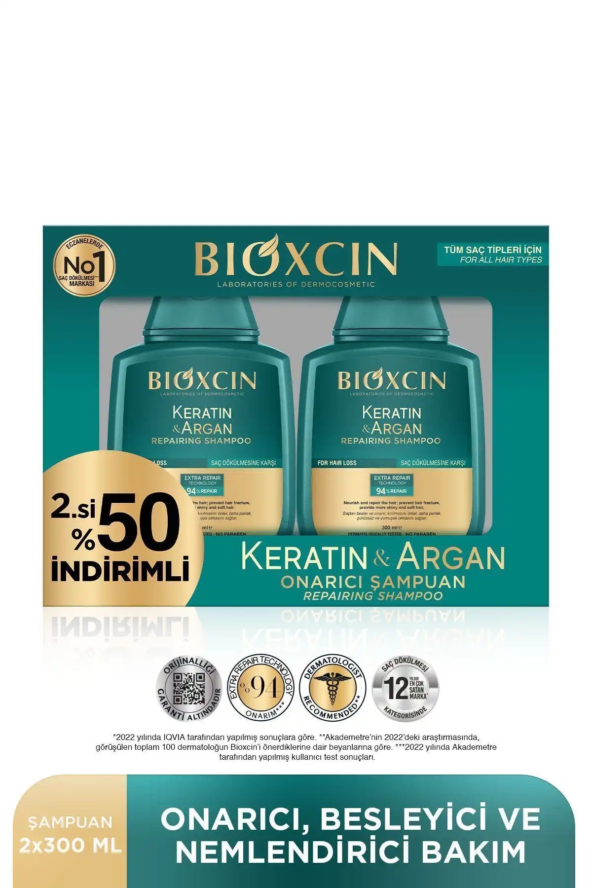 کراتین & شامپو ترمیم کننده آرگان 300 میلی لیتر - مجموعه 2 عددی موی آسیب دیده و آسیب دیده Advantage برند   Bioxcin(بیوکسین) در دسته مراقبت از مو