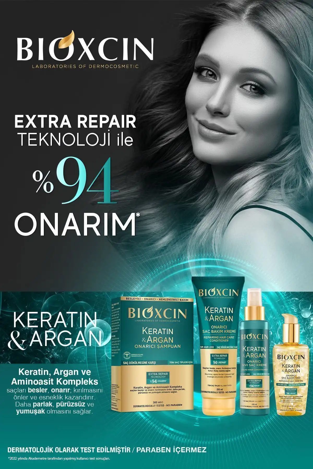 کراتین & شامپو ترمیم کننده آرگان 300 میلی لیتر - مجموعه 2 عددی موی آسیب دیده و آسیب دیده Advantage برند   Bioxcin(بیوکسین) در دسته مراقبت از مو