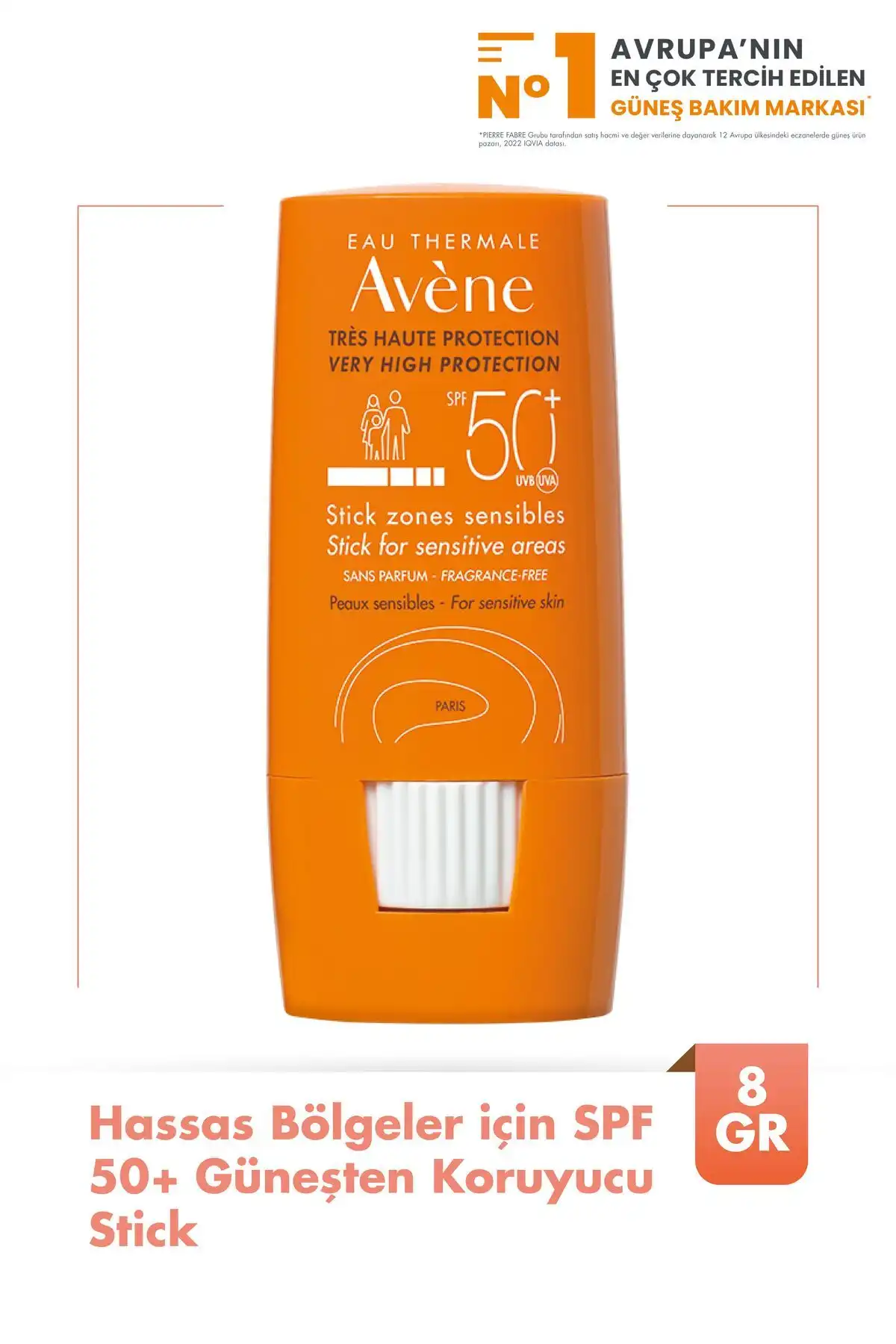 استیک ضد آفتاب SPF 50+ برای نواحی حساس 8 گرم برند   Avene(آون) در دسته مراقبت از پوست