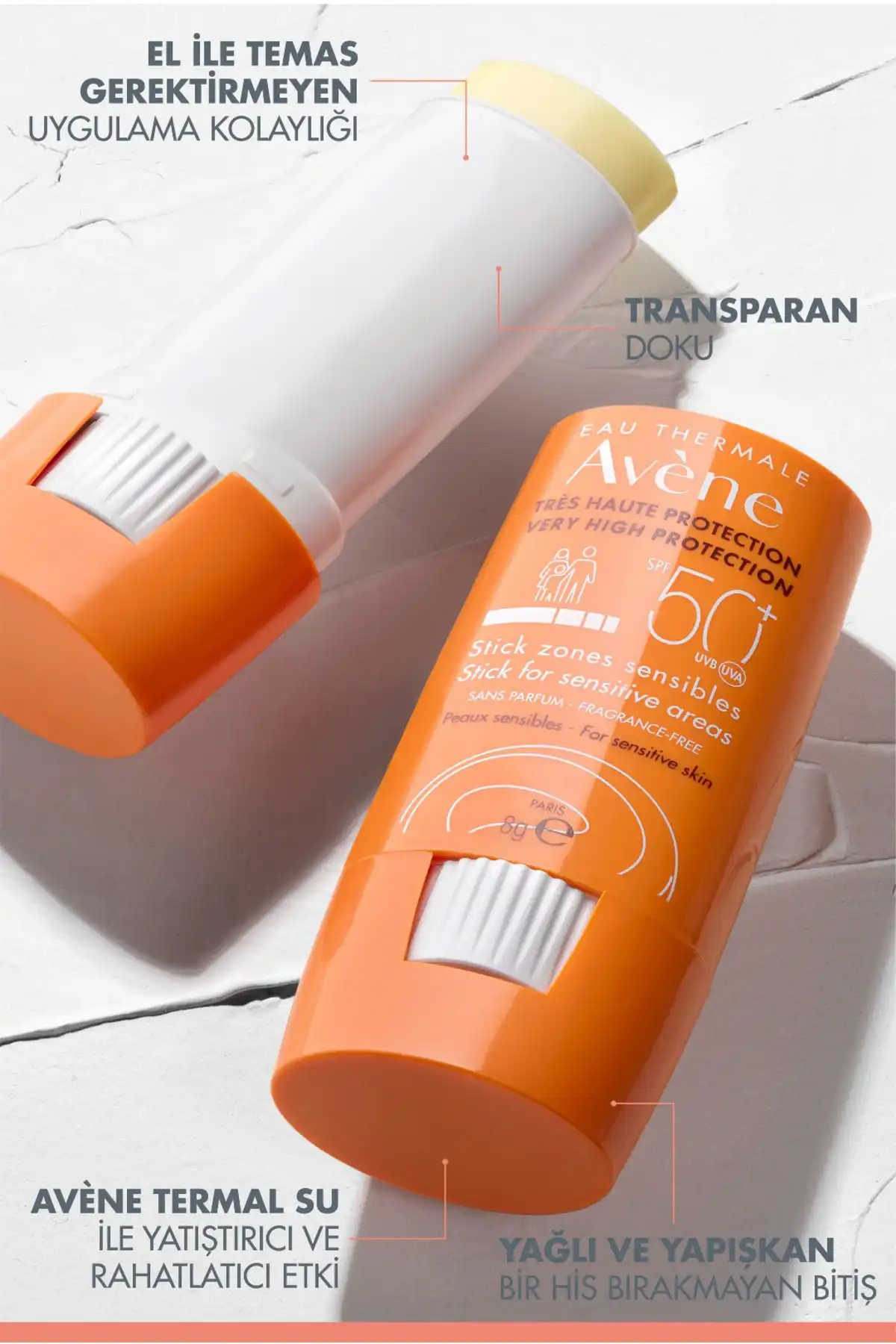 استیک ضد آفتاب SPF 50+ برای نواحی حساس 8 گرم برند   Avene(آون) در دسته مراقبت از پوست
