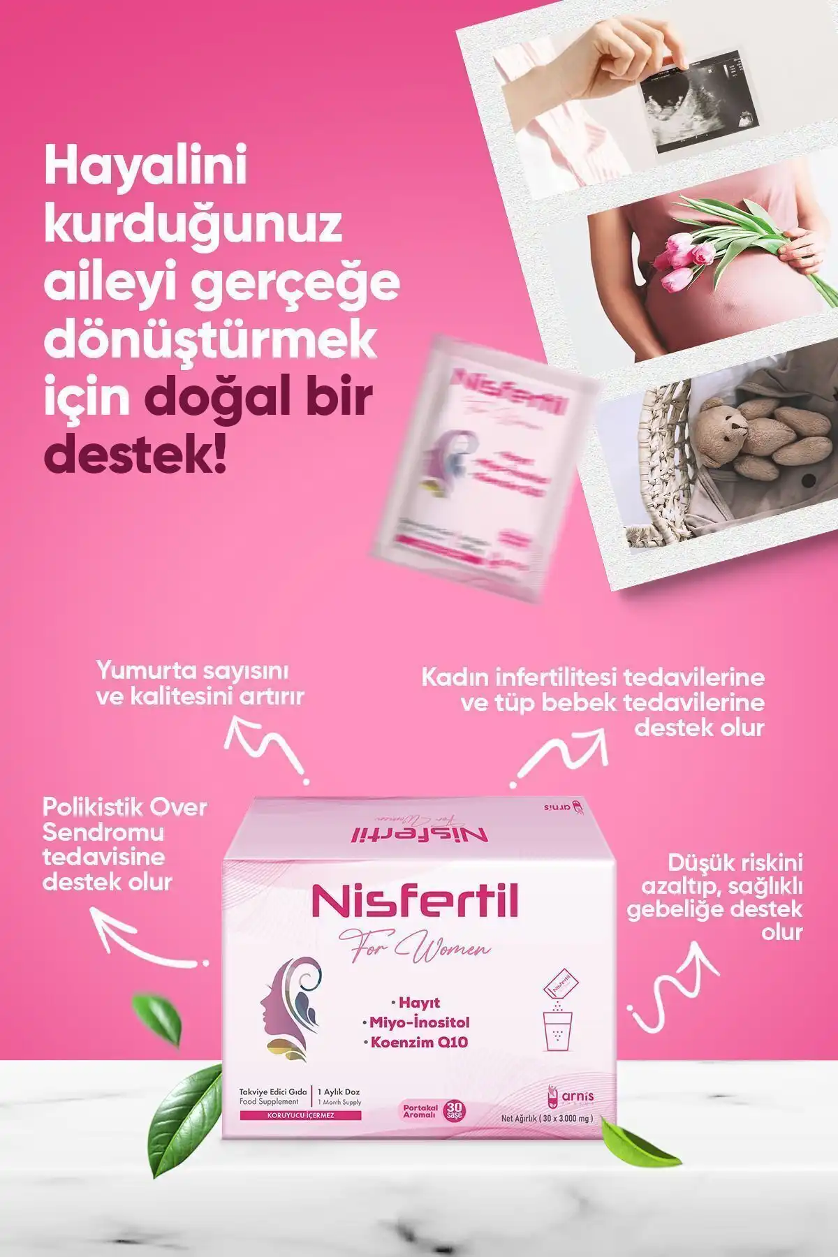 برای باروری و تعادل هورمونی: دانه عفیف، میو اینوزیتول و مکمل غذایی کوآنزیم Q10 برند   Arnis Pharma در دسته مکمل های غذایی و ویتامین ها