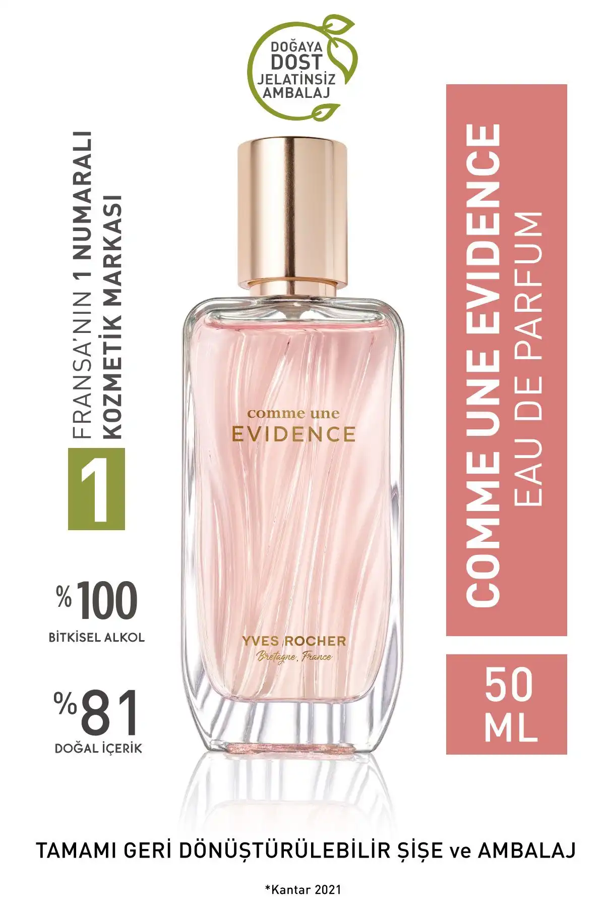 Comme une Evidence - EDP - 50 میلی لیتر برند   Yves Rocher(ایو روشه) در دسته عطر و ادکلن
