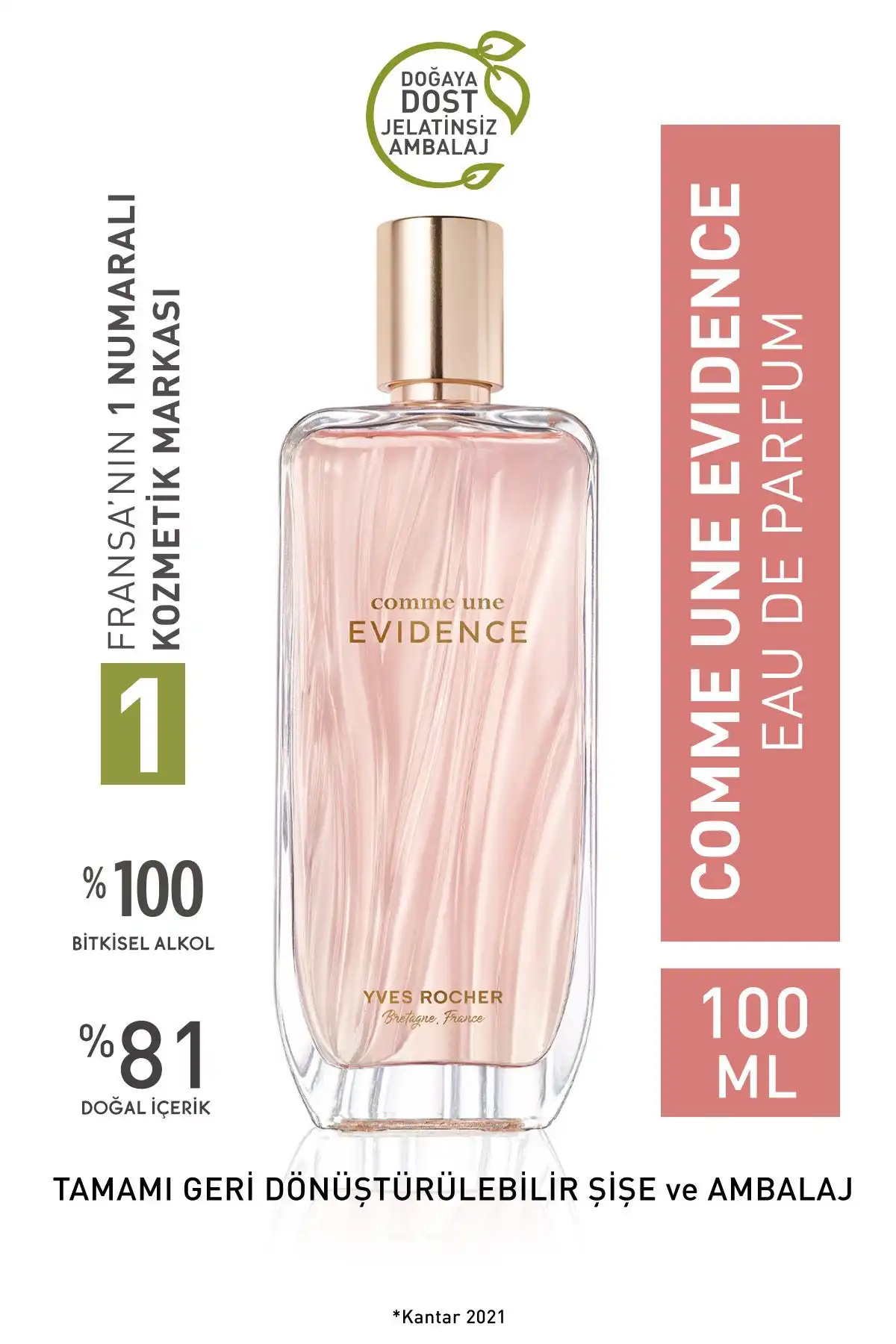 Comme une Evidence - EDP - 100 میلی لیتر برند   Yves Rocher(ایو روشه) در دسته عطر و ادکلن