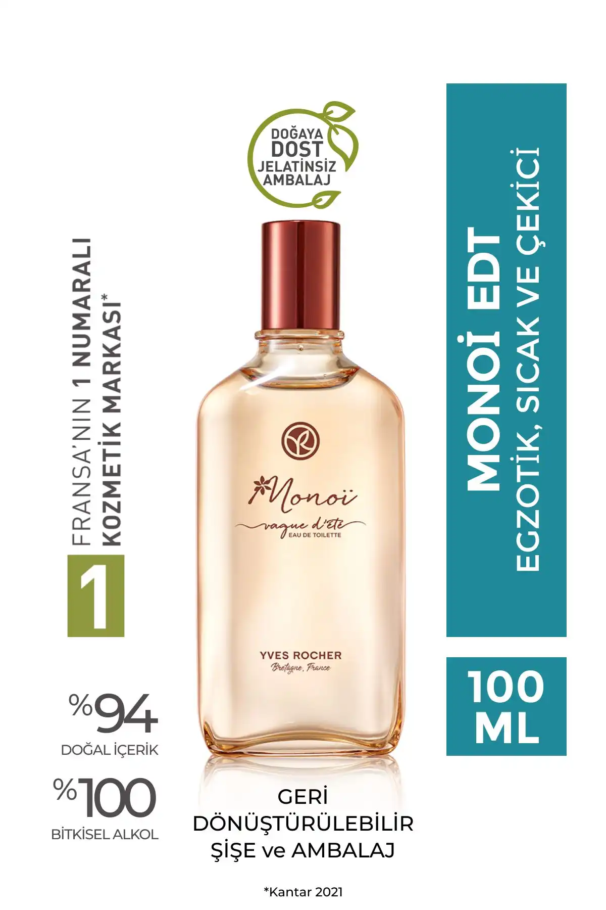 Monoi Edt - 100 میلی لیتر برند   Yves Rocher(ایو روشه) در دسته عطر و ادکلن
