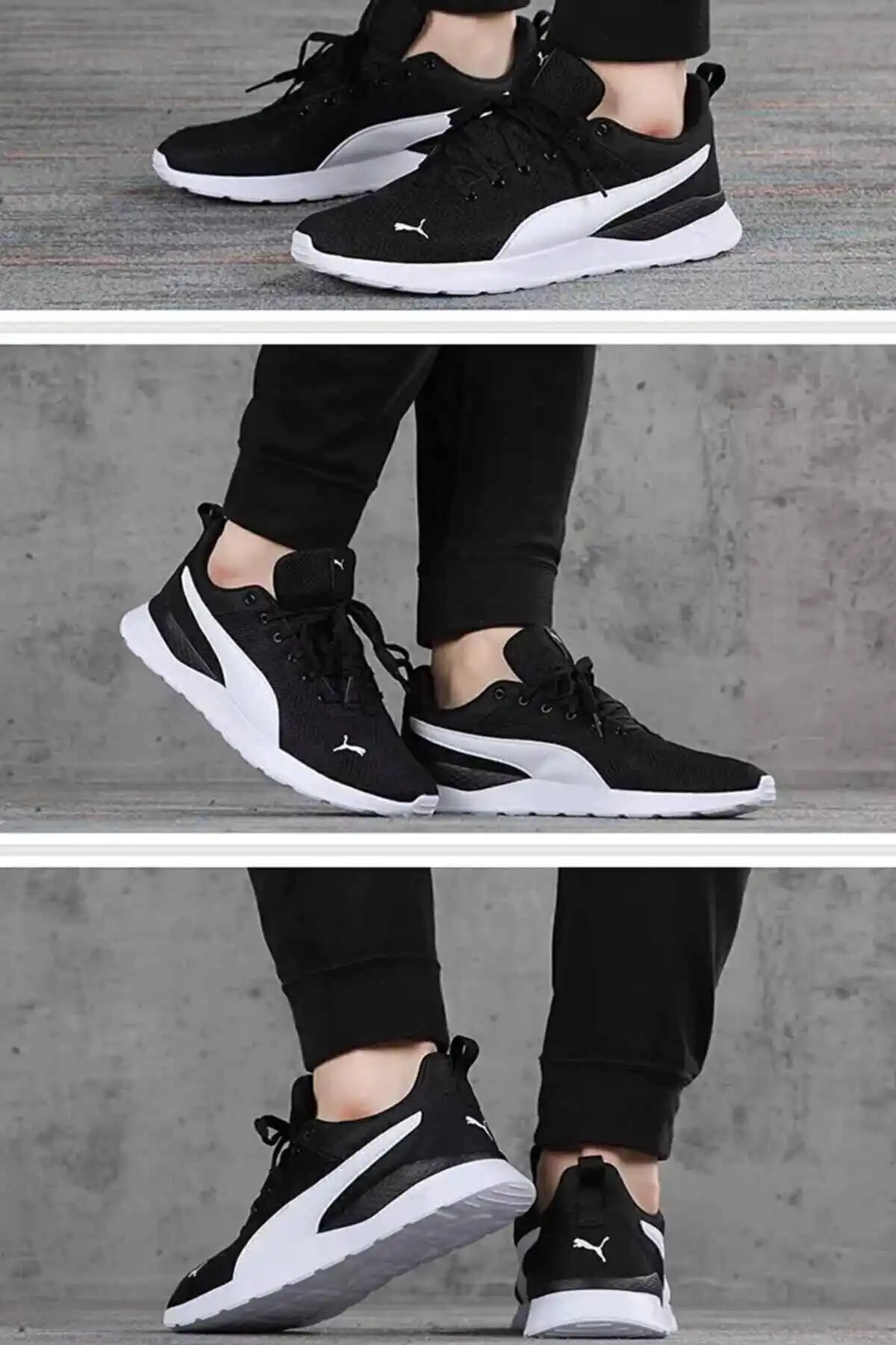 کفش اسپورت مردانه مدل جدید پاییز  2025  برند  Puma به رنگ  سیاه