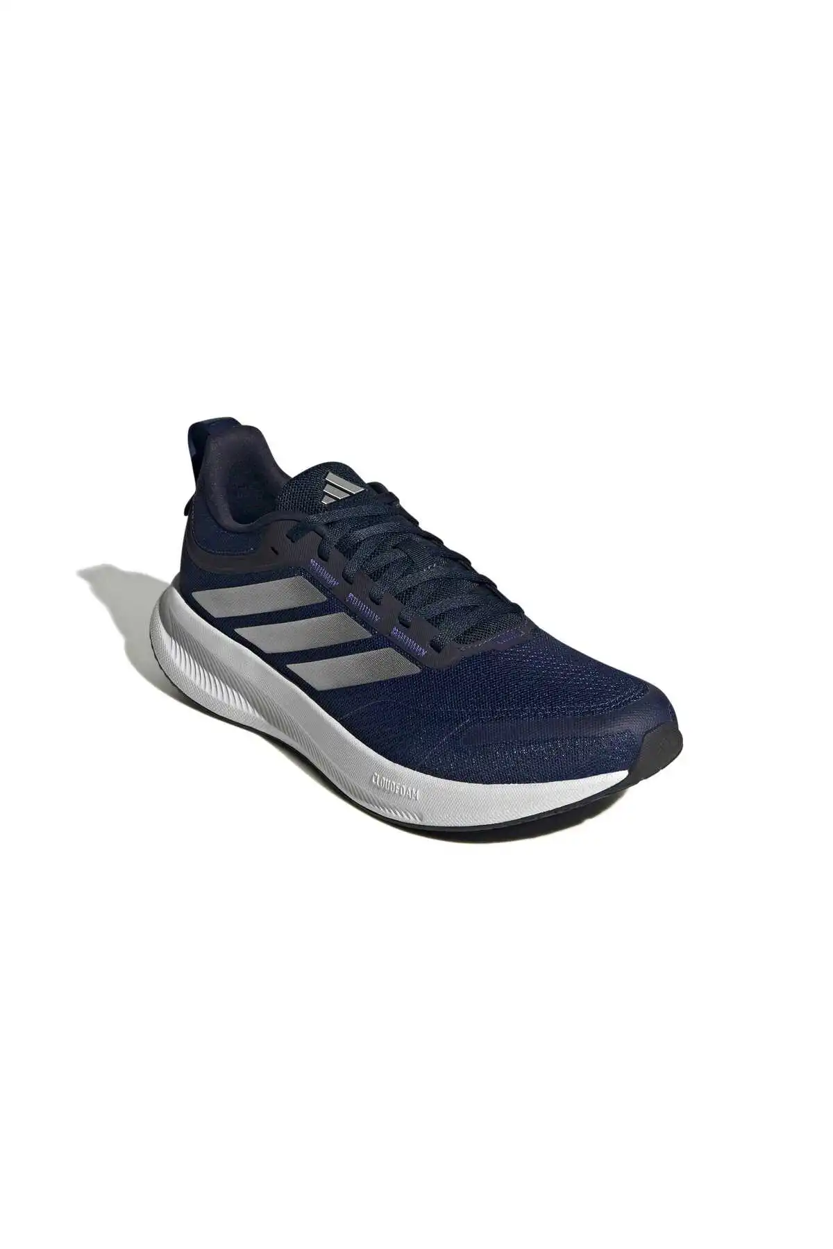 کفش اسپورت مردانه مدل جدید پاییز  2025  برند  adidas به رنگ  آبی تیره-نقره ای ملاقات کرد.