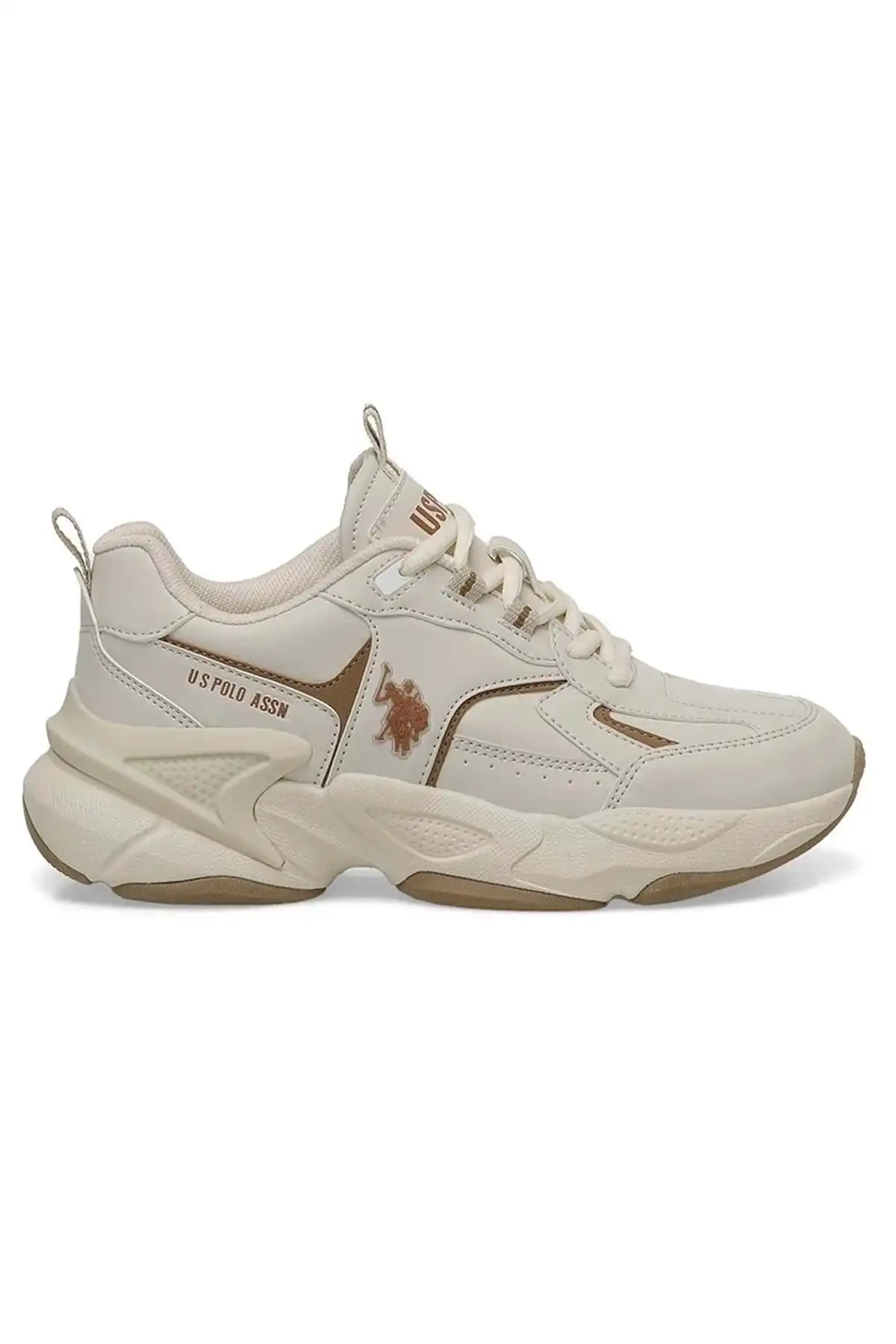 کفش اسپورت مردانه مدل جدید پاییز  2025  برند  U.S. Polo Assn. به رنگ  بژ