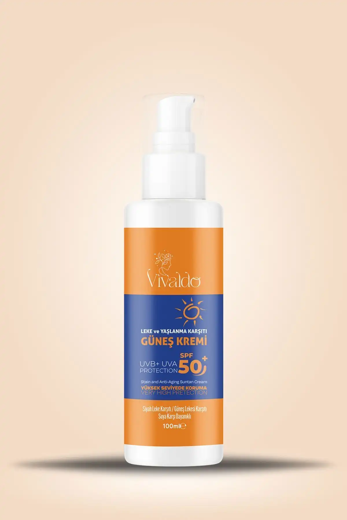 کرم ضدآفتاب شدید ضد لک 50 Spf با تون محافظ روشن کننده پوست صورت و بدن 100 میلی لیتر برند   به رنگ   در دسته ضد آفتاب