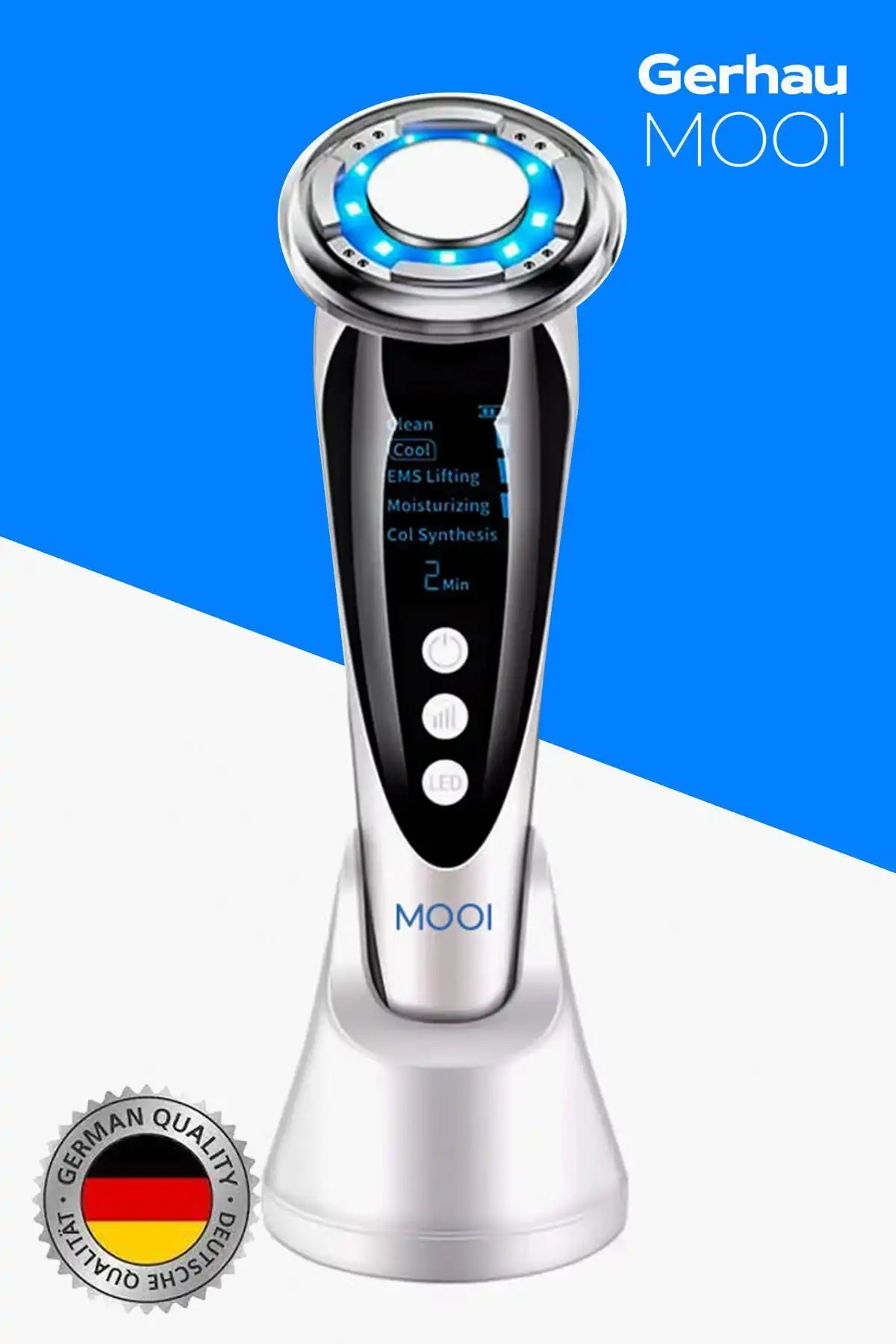 Mooi Smart Beauty Robot Face Lifting Face Lift دستگاه رفع چین و چروک - Ems برند   به رنگ   در دسته ست مراقبت از پوست