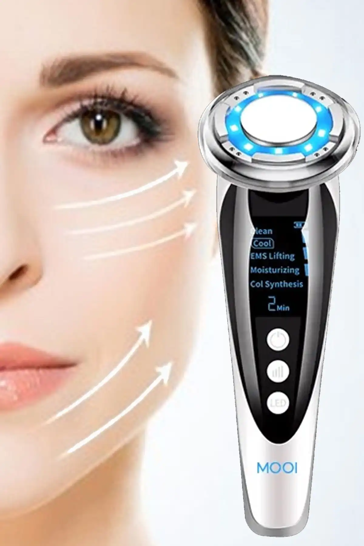 Mooi Smart Beauty Robot Face Lifting Face Lift دستگاه رفع چین و چروک - Ems برند   به رنگ   در دسته ست مراقبت از پوست