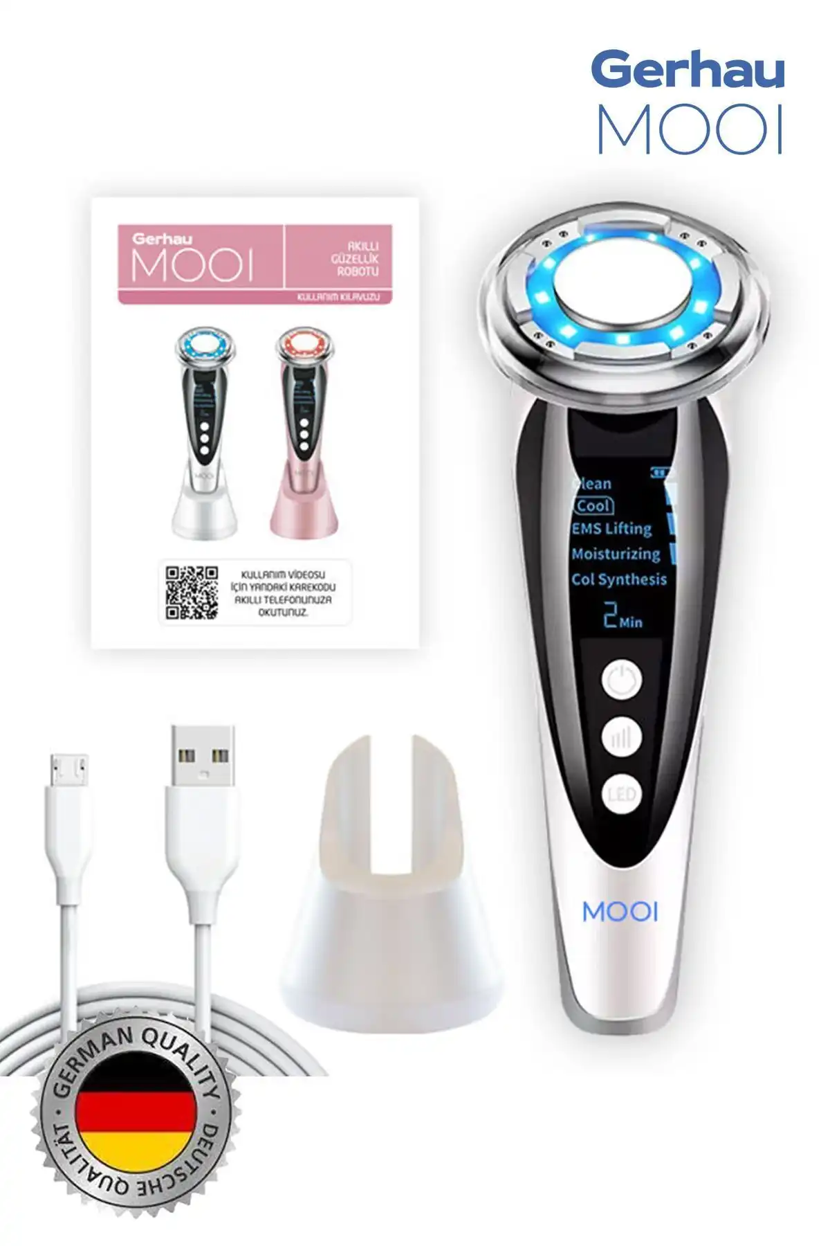 Mooi Smart Beauty Robot Face Lifting Face Lift دستگاه رفع چین و چروک - Ems برند   به رنگ   در دسته ست مراقبت از پوست