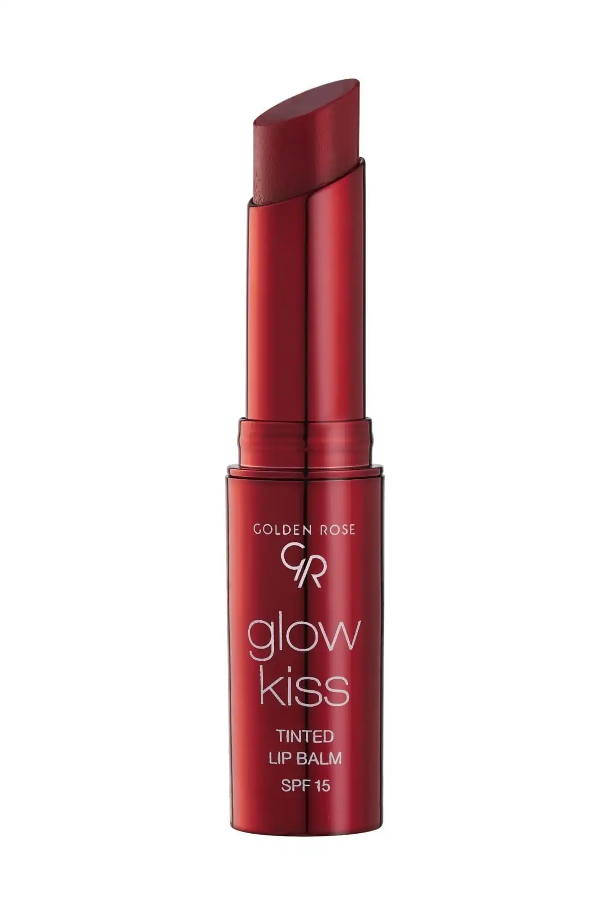 بالم لب رنگی Glow Kiss No: 05 آب گیلاس - مرطوب کننده لب رنگی برند   Golden Rose(رز طلایی) به رنگ  بورگوندی در دسته حالت دهنده مو
