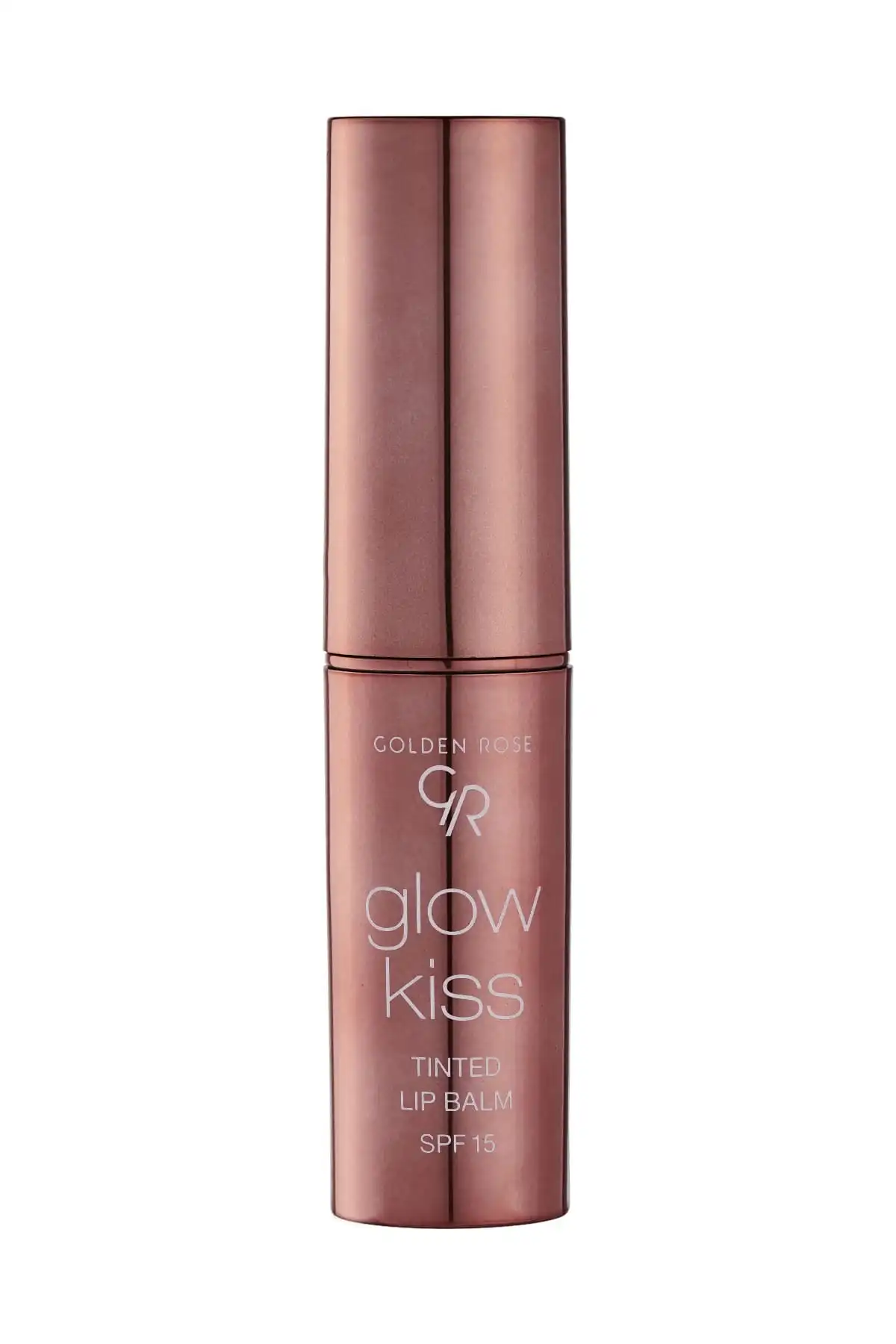 بالم لب رنگی Glow Kiss No: 01 Vanilla Latte - مرطوب کننده لب رنگی برند   Golden Rose(رز طلایی) به رنگ   صورتی
