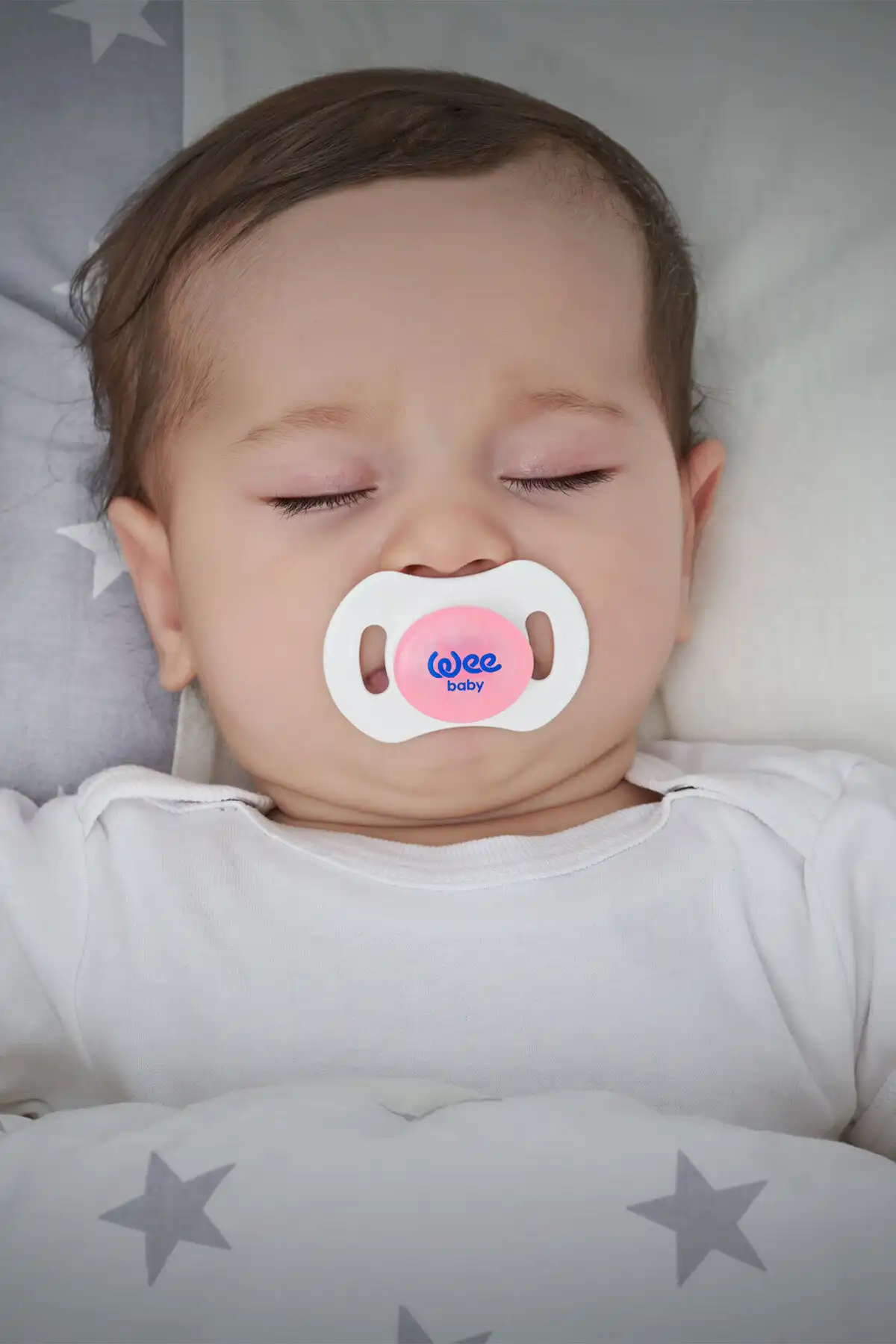بسته 2 عددی پستانک شب و روز شماره 2 (جنس نگهداری با هدیه) - صورتی برند   Wee Baby(وی بیبی) به رنگ   در دسته پستانک