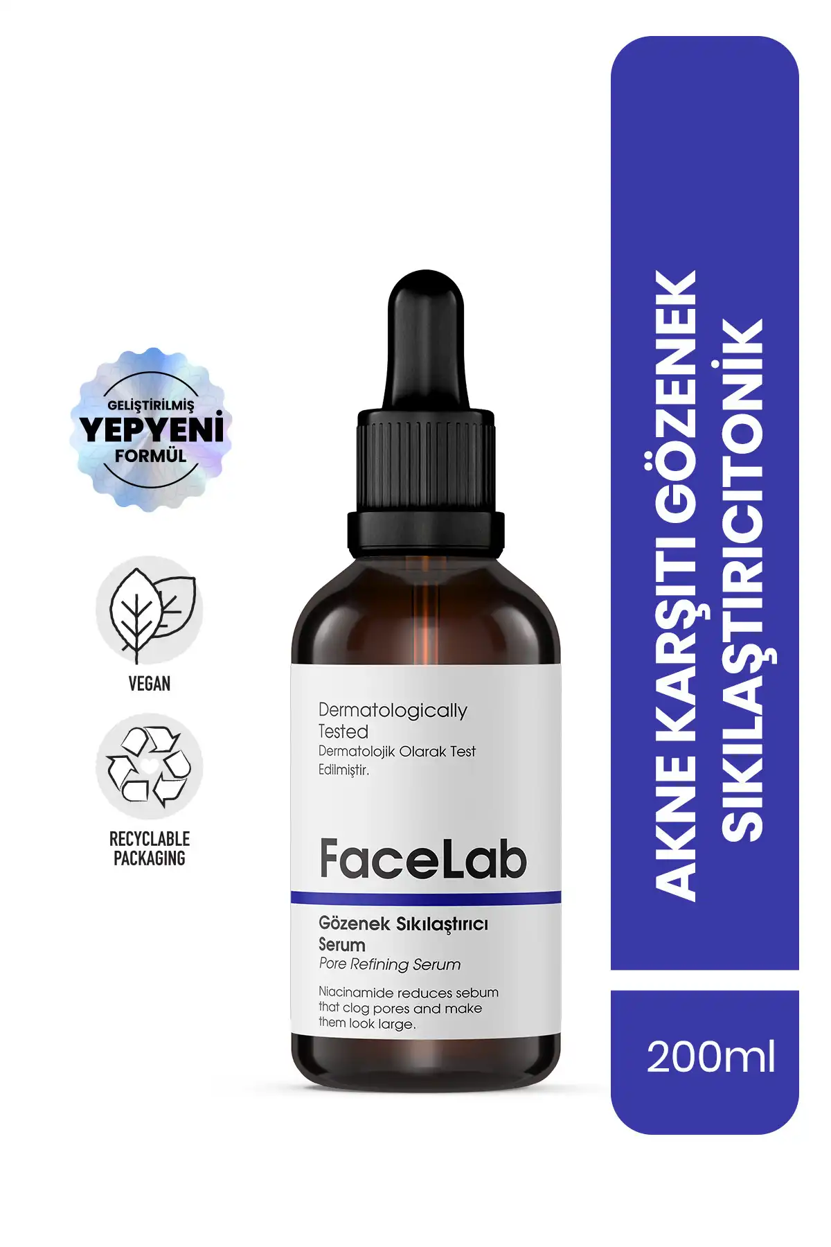 ست مراقبت از پوست سفت کننده منافذ آکنه و جوش ضد سیاهی (سرم + تونیک) برند   FaceLab(FaceLab) به رنگ   در دسته ست مراقبت از پوست