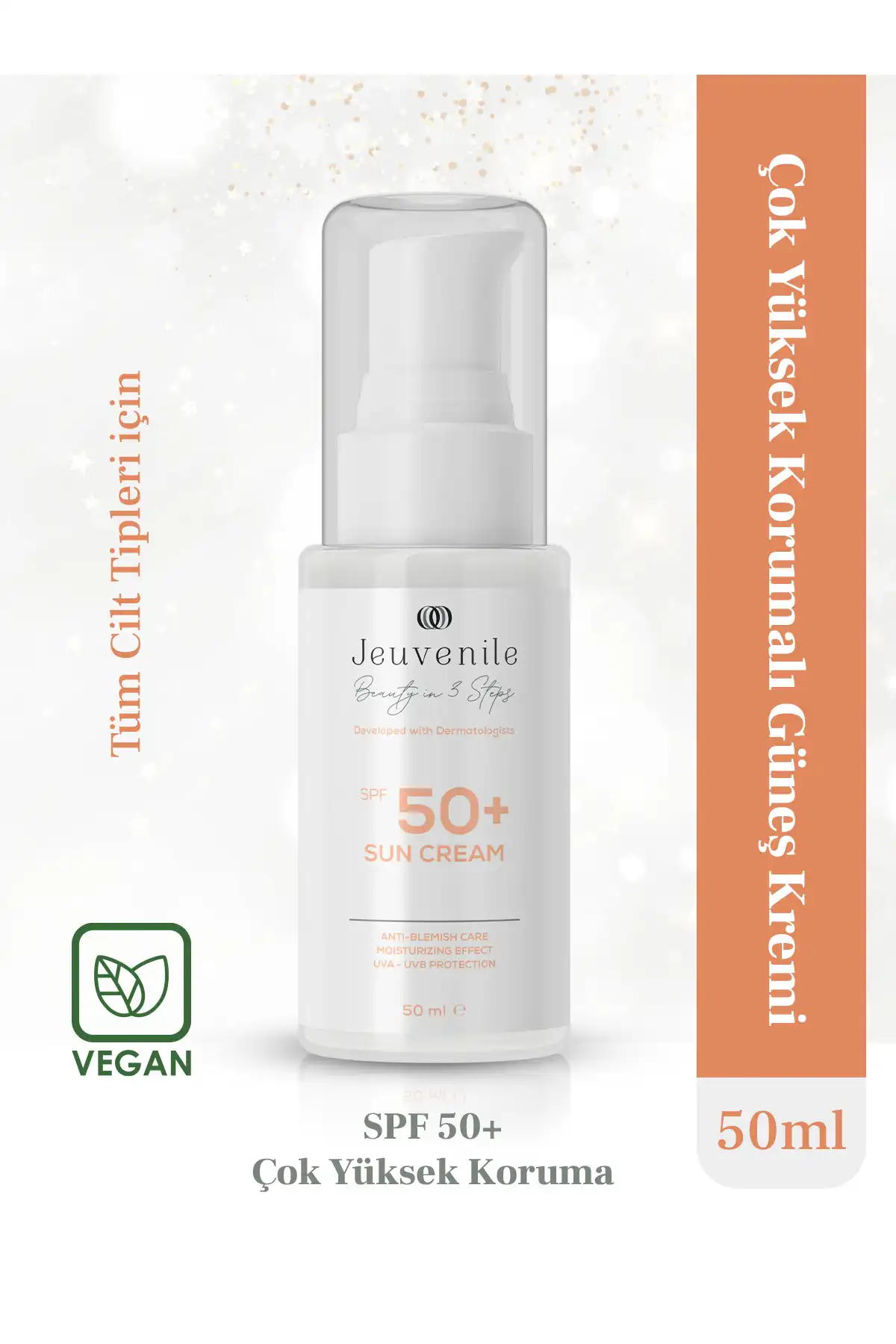 ضد آفتاب ضد لک 50 میلی لیتری ضدآفتاب Spf 50 - ضد آفتاب Spf 50 50 میلی لیتر برند   Jeuvenile(جوون) به رنگ   در دسته ضد آفتاب