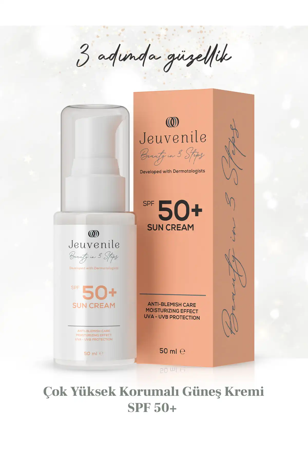 ضد آفتاب ضد لک 50 میلی لیتری ضدآفتاب Spf 50 - ضد آفتاب Spf 50 50 میلی لیتر برند   Jeuvenile(جوون) به رنگ   در دسته ضد آفتاب