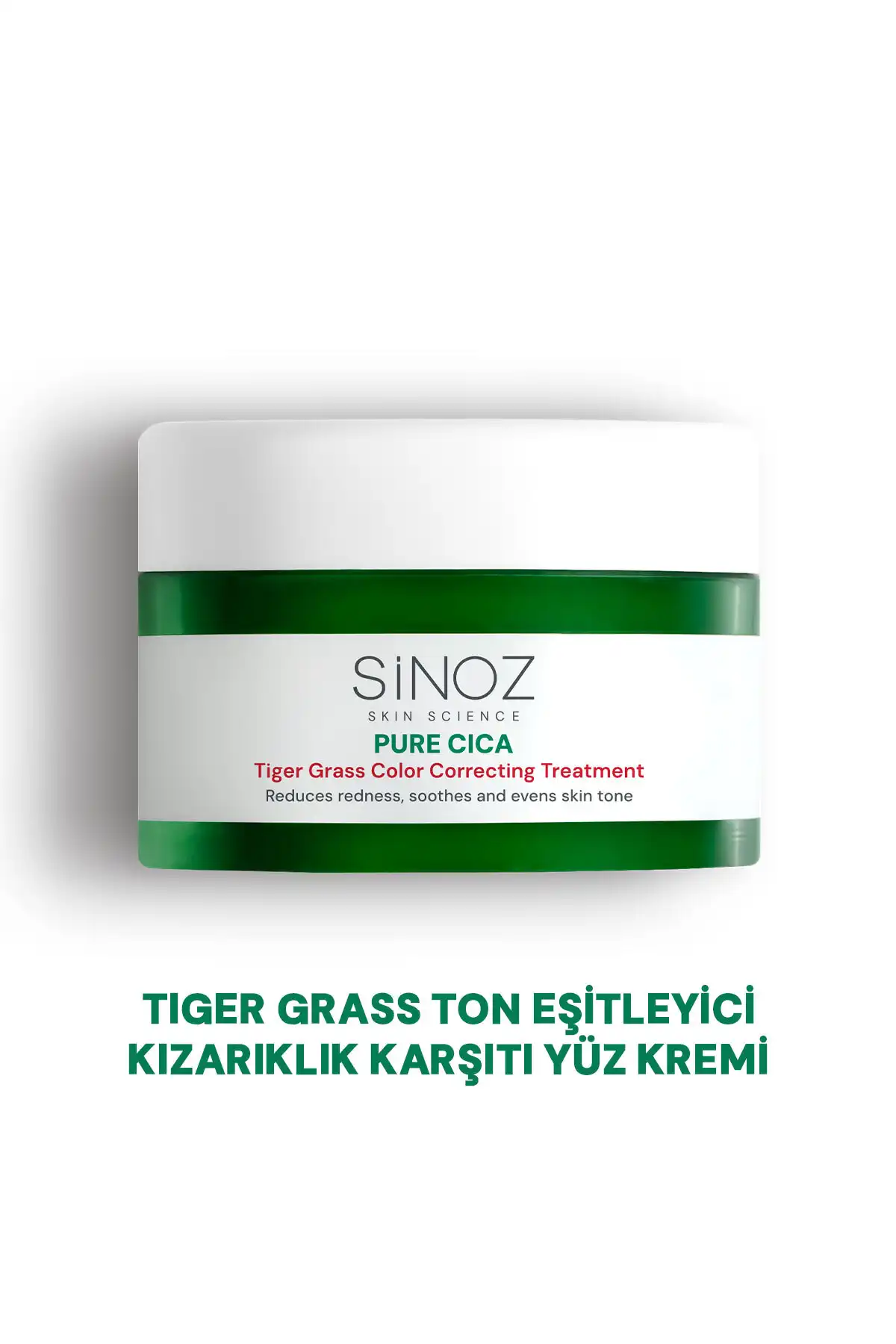 کرم ضد قرمزی صورت Cica Tiger Grass Tone Equalizing Intensive Repairing و تسکین دهنده 15 میلی لیتر برند   Sinoz(سینوزیس) در دسته مراقبت از پوست