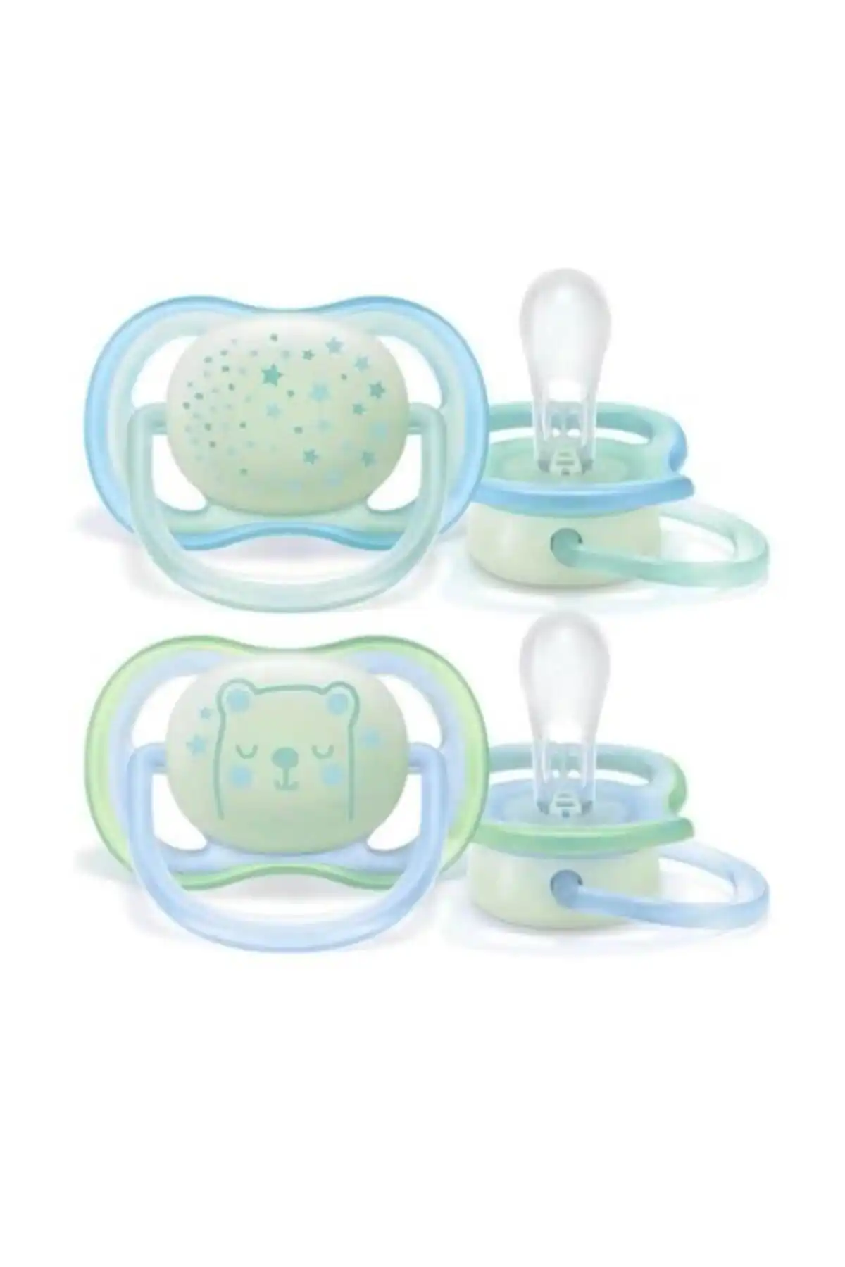 ست شب اولترا ایر 2 پستانک سیلیکونی 0-6 ماهه برند   Philips Avent(فیلیپس اونت) به رنگ   در دسته پستانک