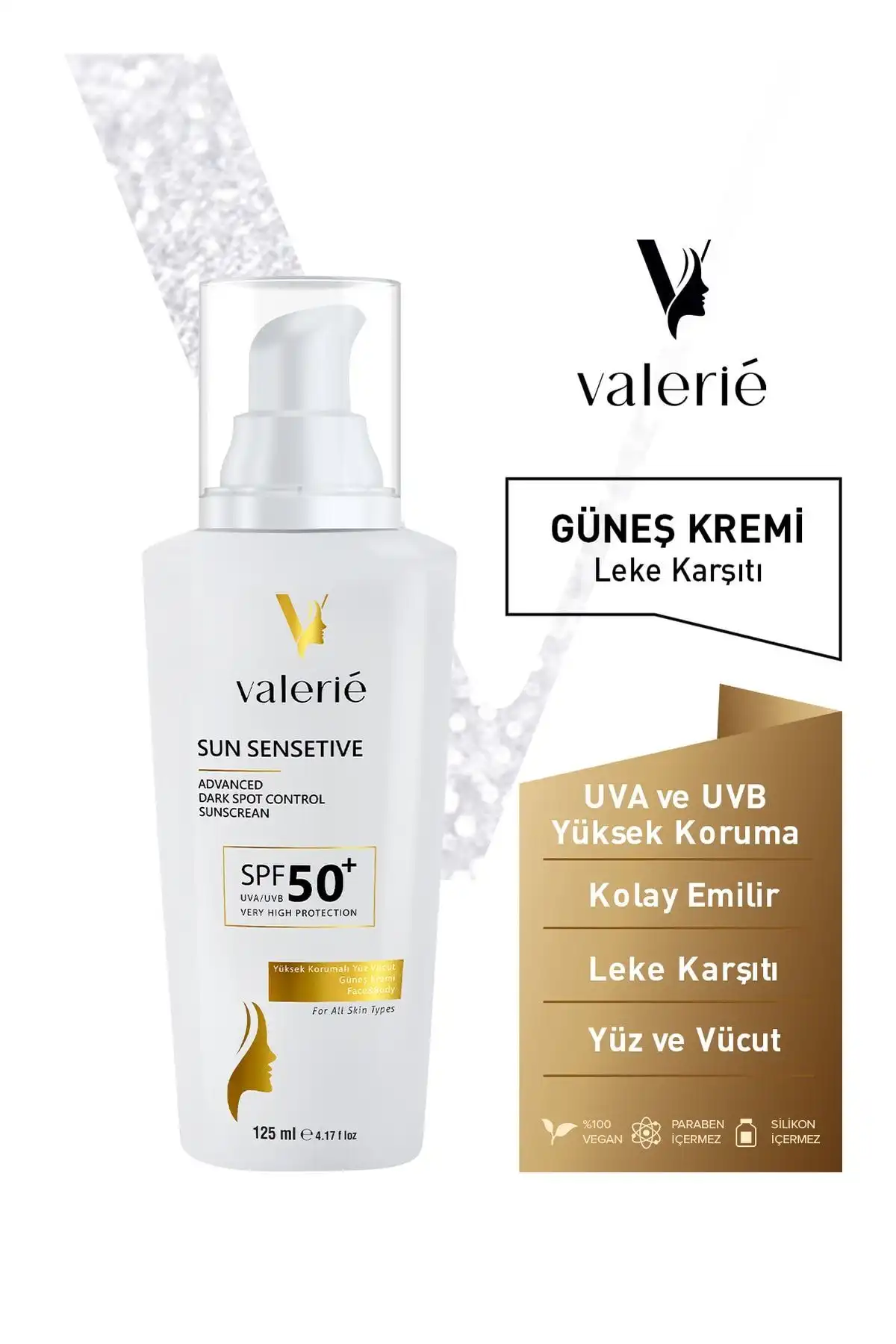 کرم ضدآفتاب تابستانی و زمستانی صورت و بدن با محافظت بالا Spf50+ ضد لک 125 میلی لیتری برند   به رنگ   در دسته ضد آفتاب