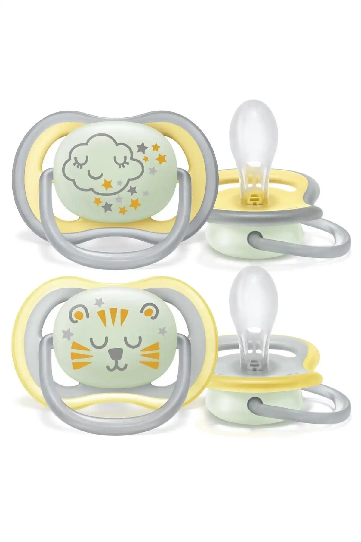 پستانک شب Scf376/01 Ultra Air 18+ ماه برند   Philips Avent(فیلیپس اونت) به رنگ   در دسته پستانک