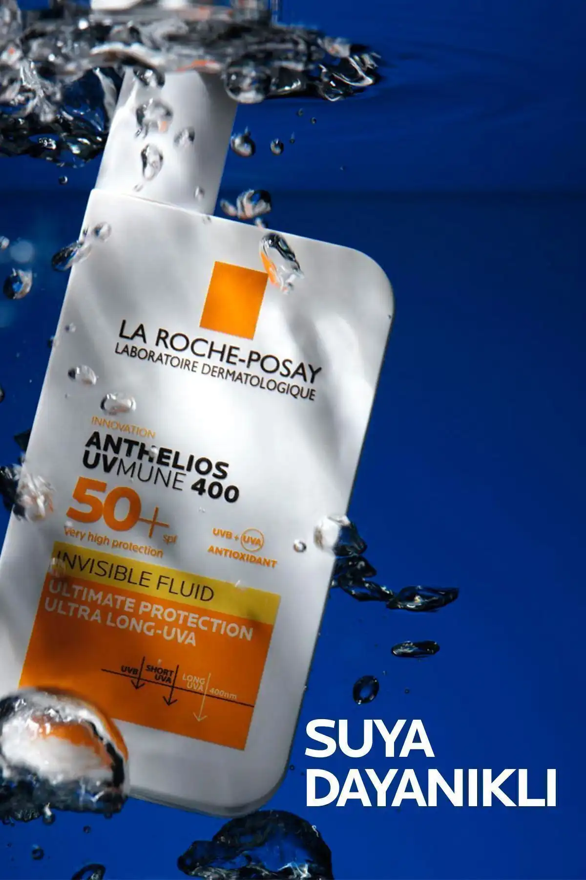 کرم ضد آفتاب صورت Anthelios Uvmune Fluide با محافظت بالا برای هر پوست 50 میلی لیتر در 2 برند   La Roche Posay(لاروش پوسای) به رنگ   در دسته ضد آفتاب