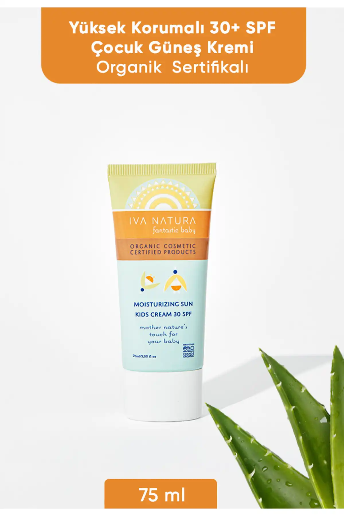فیلتر معدنی ضد آفتاب 30 Spf کودک و کودک دارای گواهی ارگانیک 75 میلی لیتر برند   به رنگ   در دسته ضد آفتاب