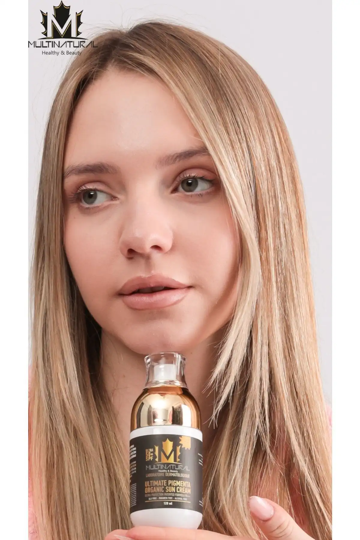 ضد آفتاب برای پوست خالدار 2 برابر آنتی اکسیدان + کلاژن + اسید پشتیبانی شده در هکتار 120ml/50+spf Uva/uvb برند   به رنگ   در دسته ضد آفتاب