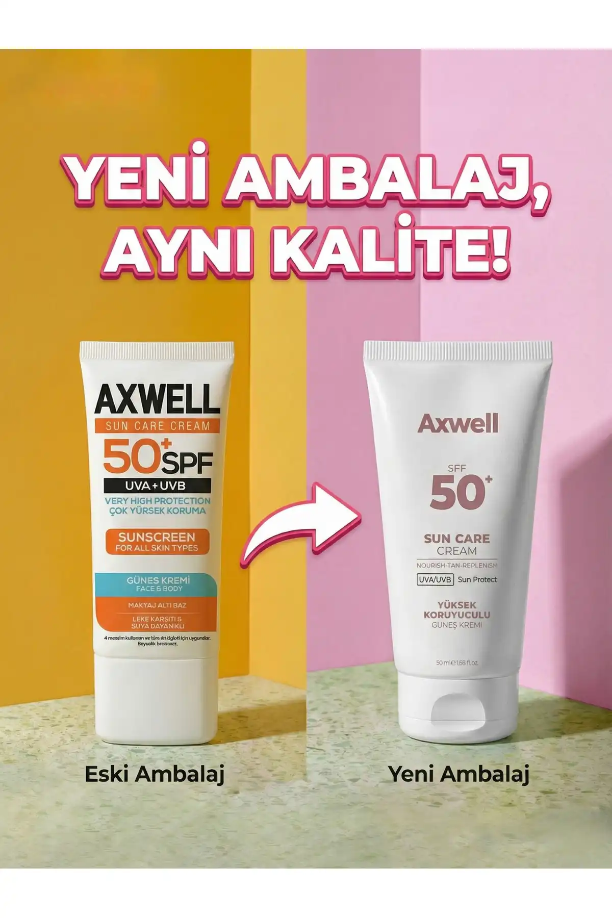 کرم ضد آفتاب Spf 50+ Anti-Lemish Moisturizing High Protection 50 ml برند   AXWELL(AXWELL) به رنگ   در دسته ضد آفتاب
