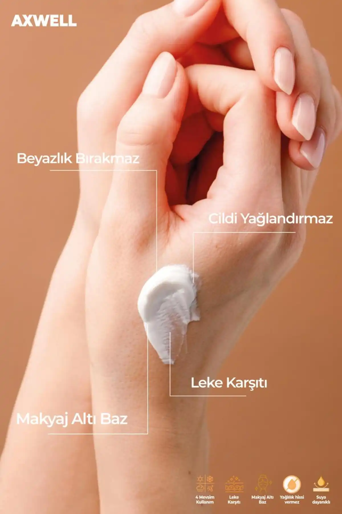کرم ضد آفتاب Spf 50+ Anti-Lemish Moisturizing High Protection 50 ml برند   AXWELL(AXWELL) به رنگ   در دسته ضد آفتاب