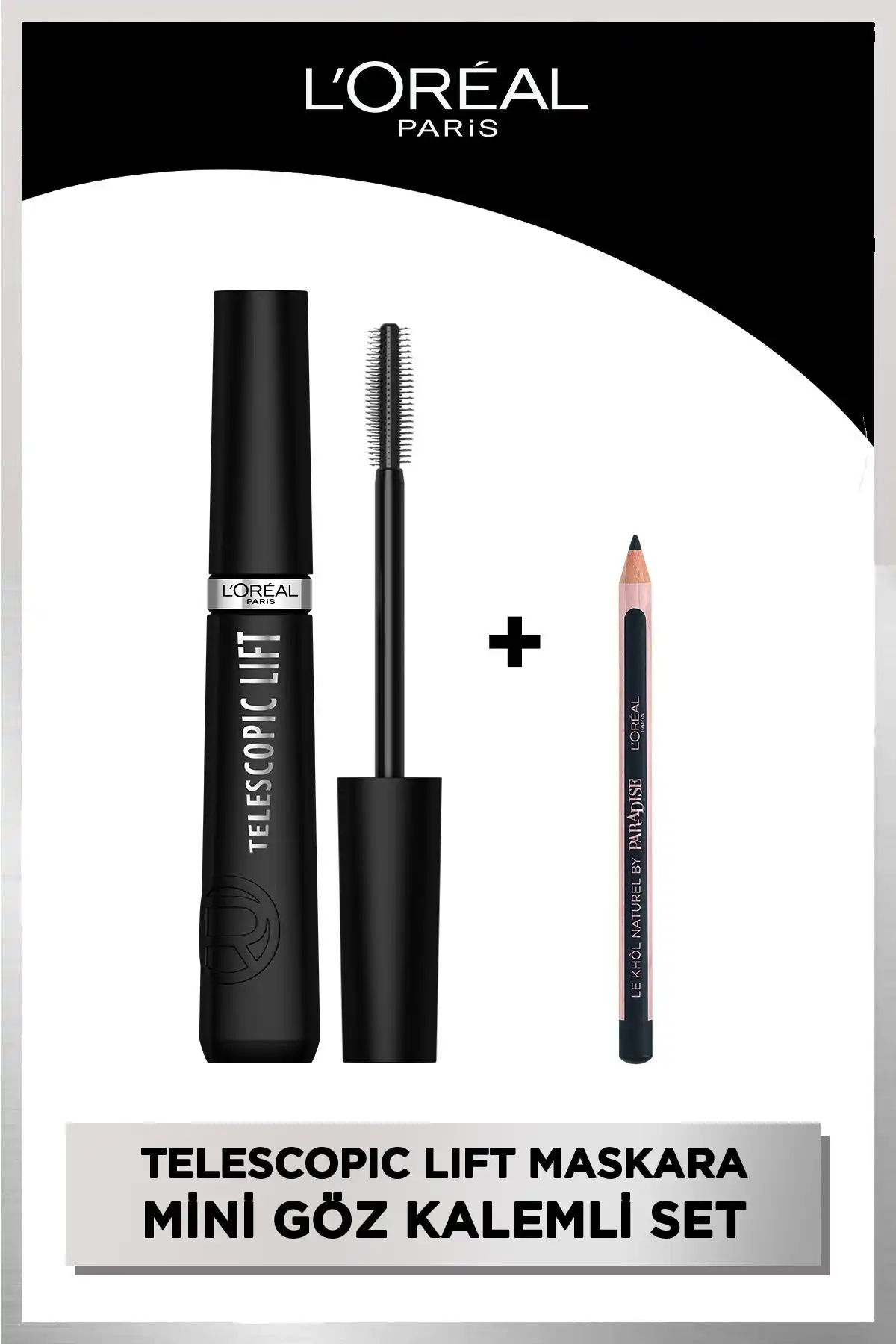 ریمل بالابر تلسکوپی & ریمل مینی پارادایس 4.7 میلی لیتری برند   L'Oreal Paris(لورآل پاریس) به رنگ  
