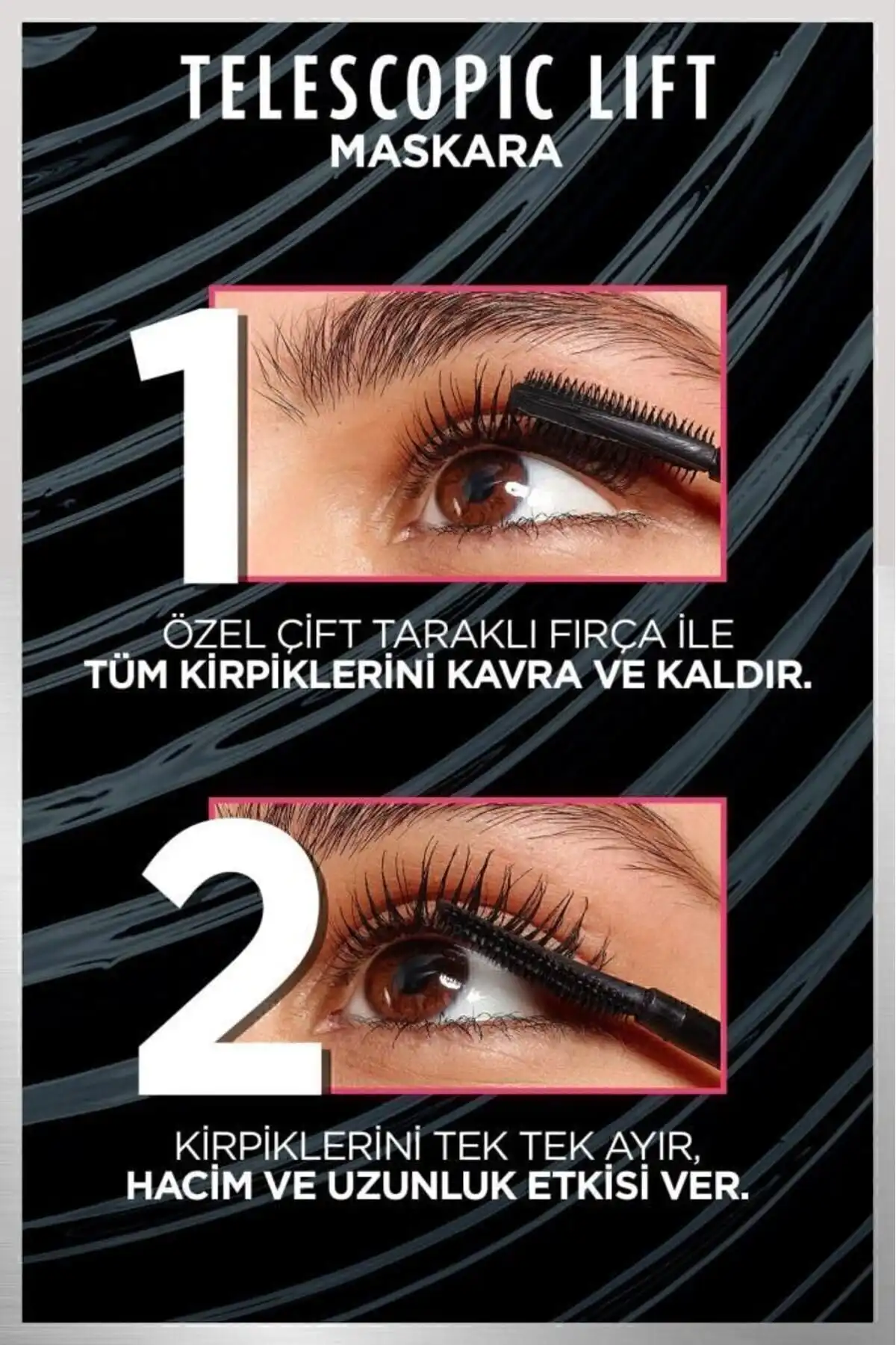 ریمل بالابر تلسکوپی & ریمل مینی پارادایس 4.7 میلی لیتری برند   L'Oreal Paris(لورآل پاریس) به رنگ  