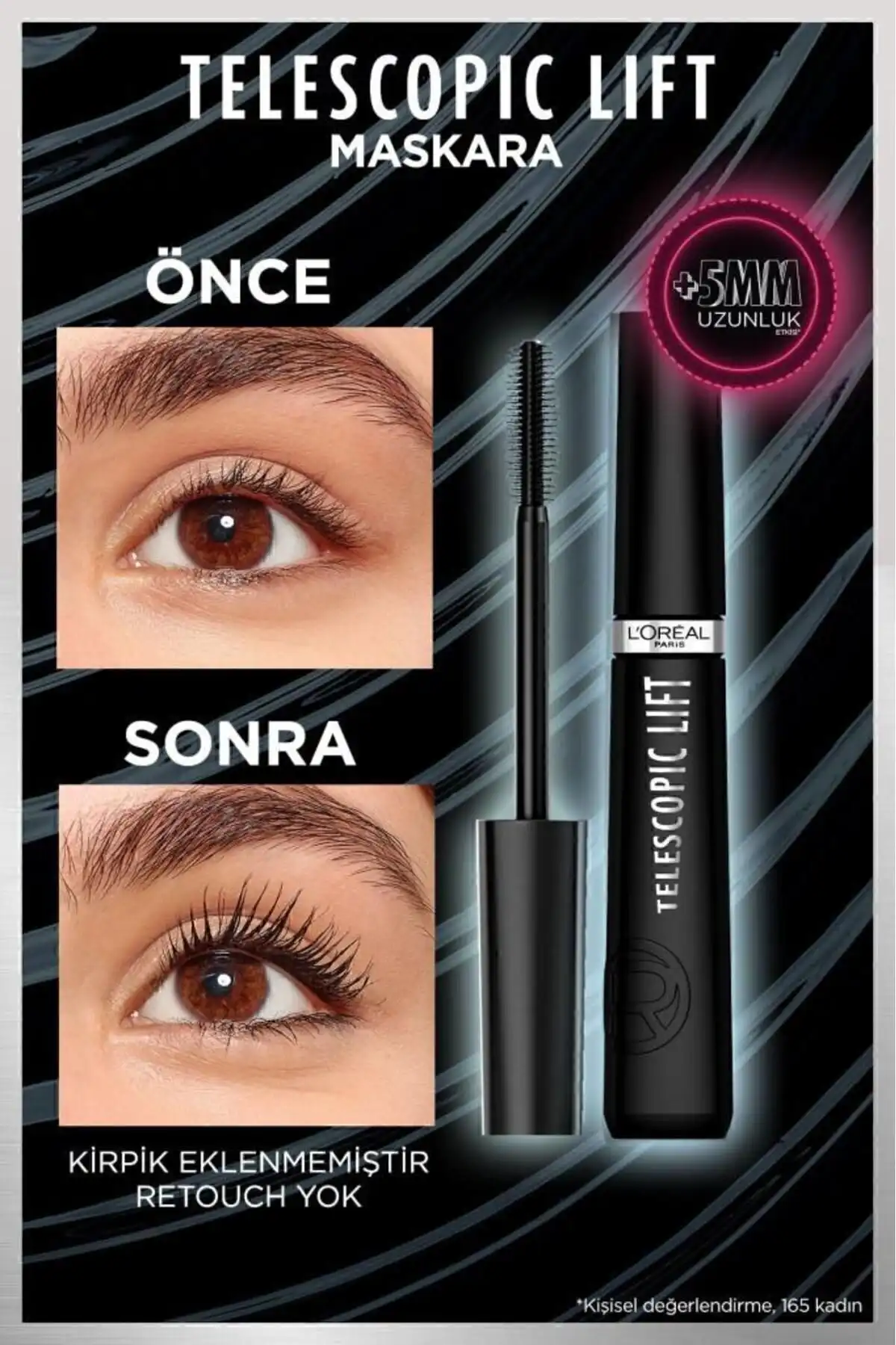ریمل بالابر تلسکوپی & ریمل مینی پارادایس 4.7 میلی لیتری برند   L'Oreal Paris(لورآل پاریس) به رنگ  